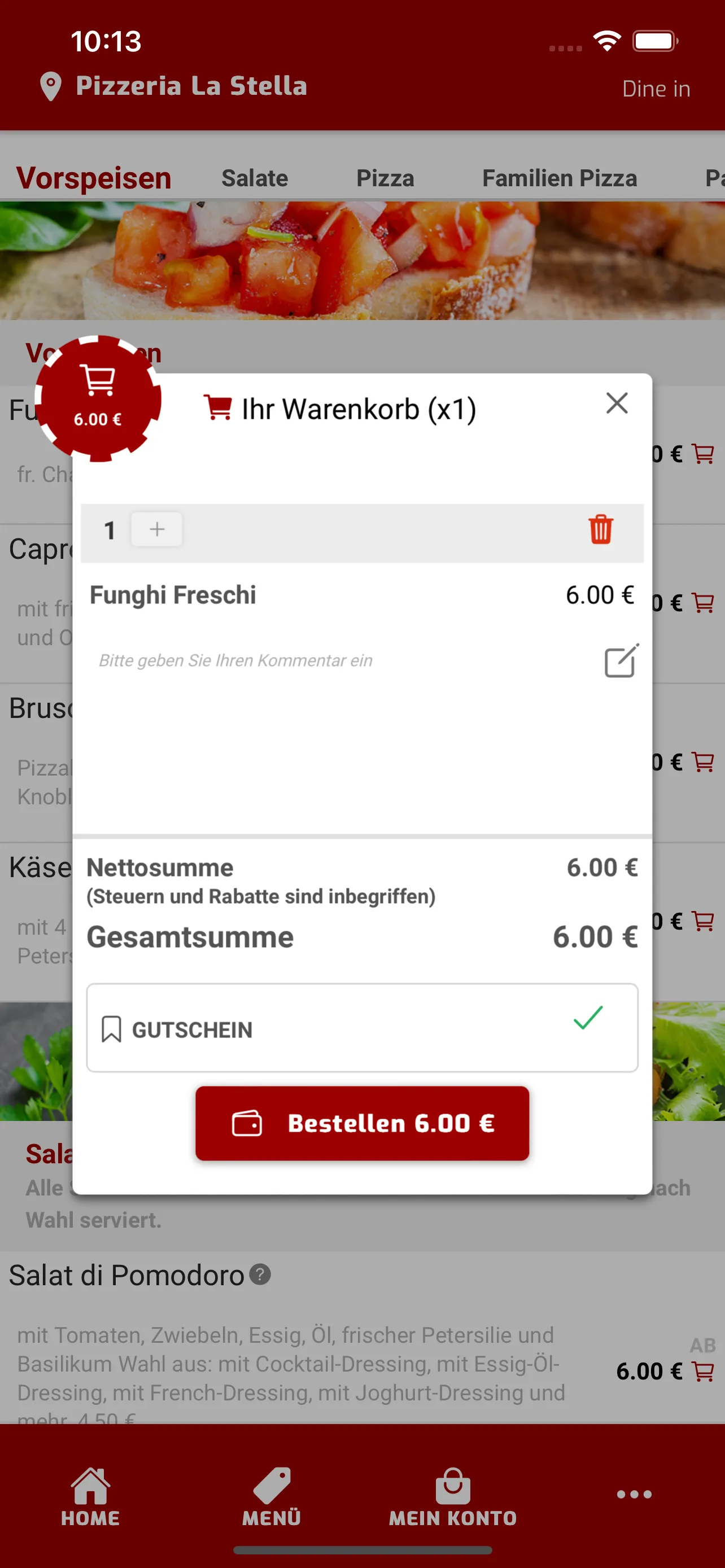 Pizzeria La Stella | Indus Appstore | Screenshot