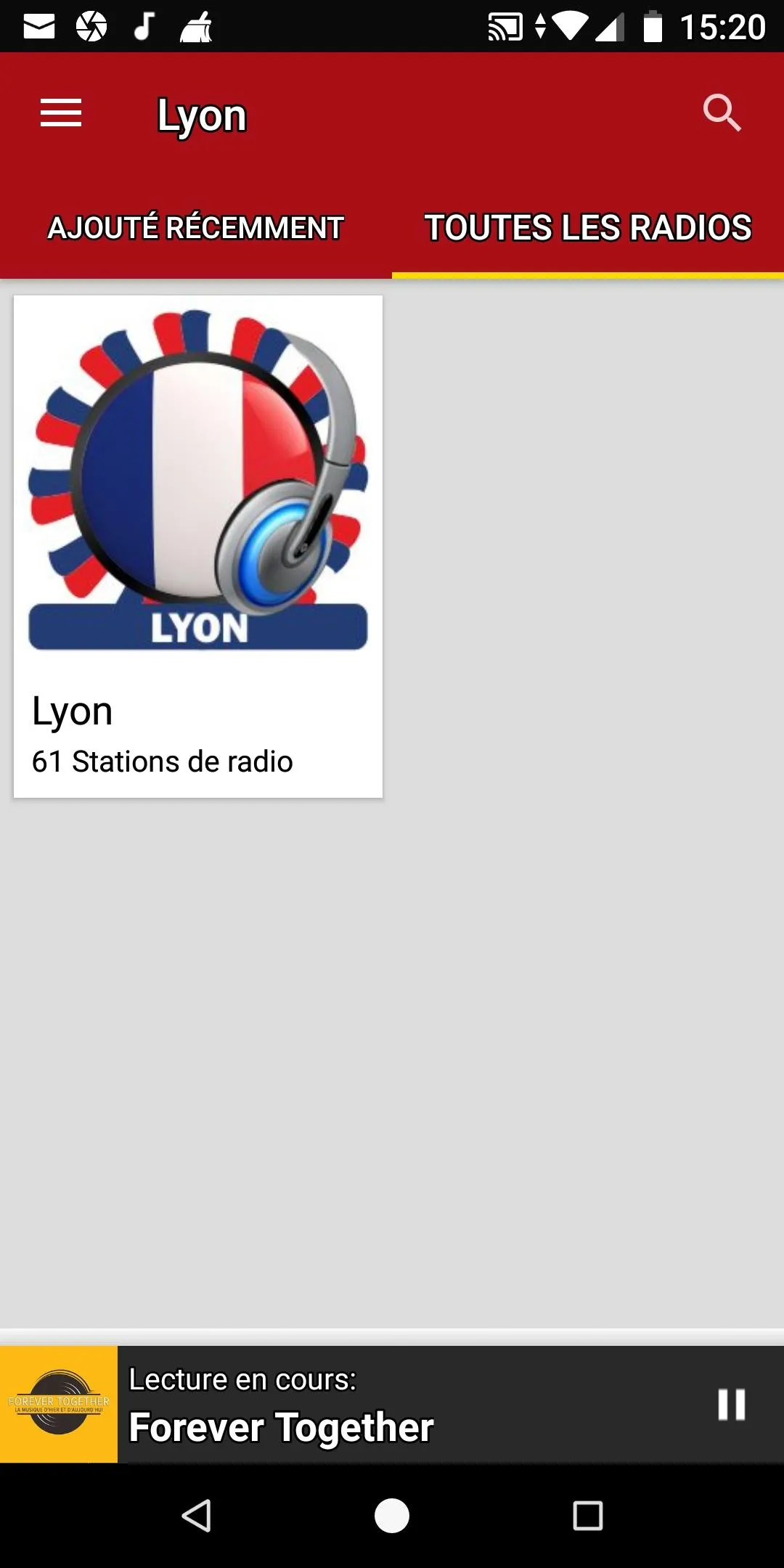 Stations de radio à Lyon | Indus Appstore | Screenshot