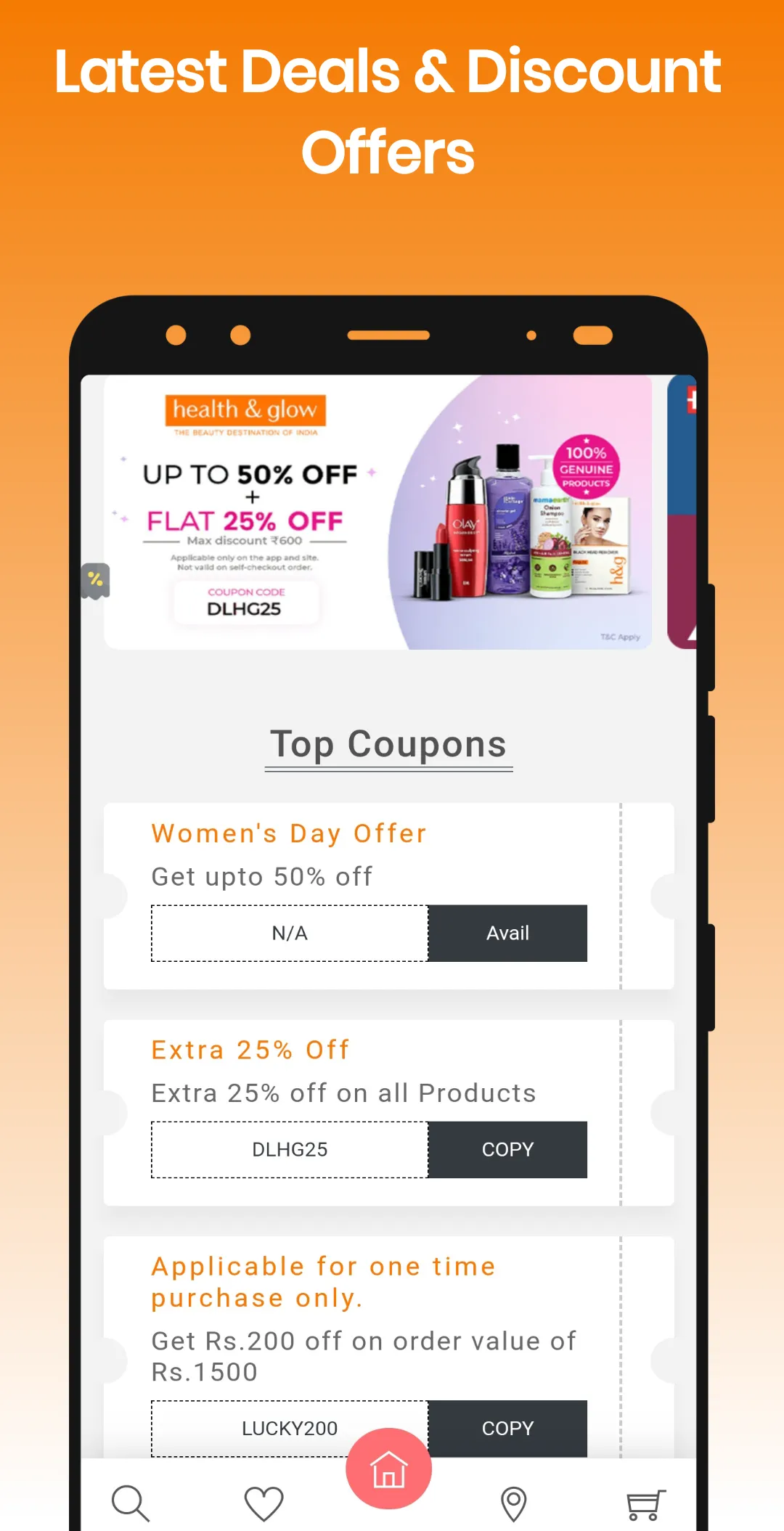 Health & Glow Coupons - Beauty | Indus Appstore | Screenshot