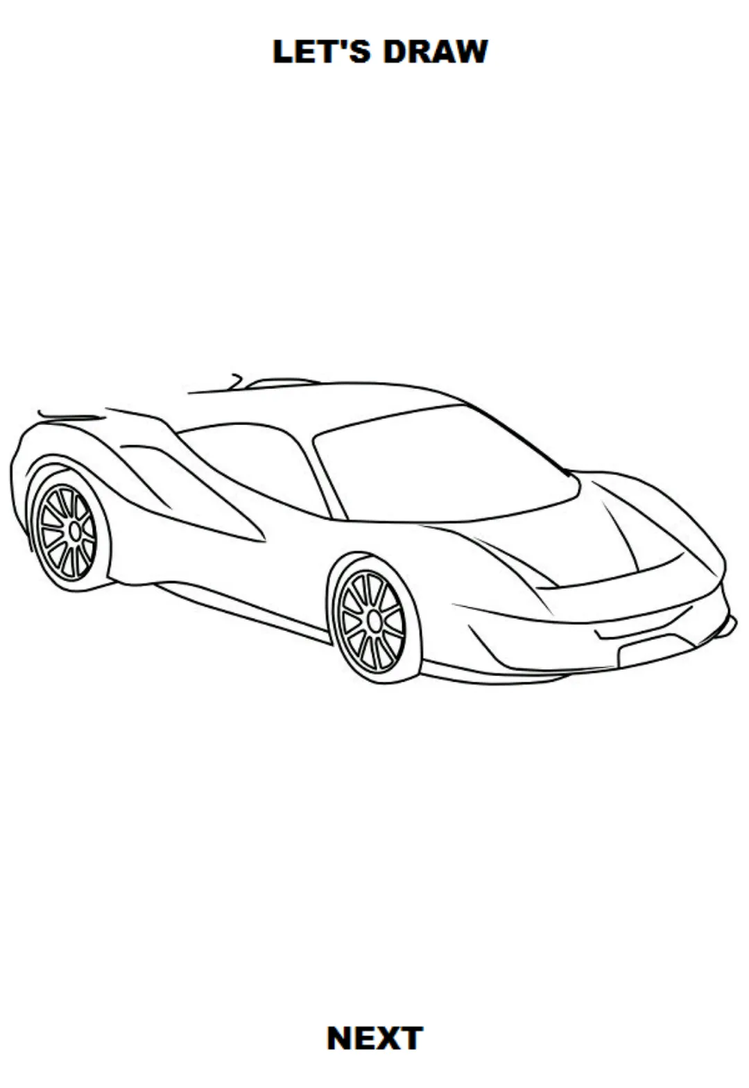 Draw Cars: Super | Indus Appstore | Screenshot