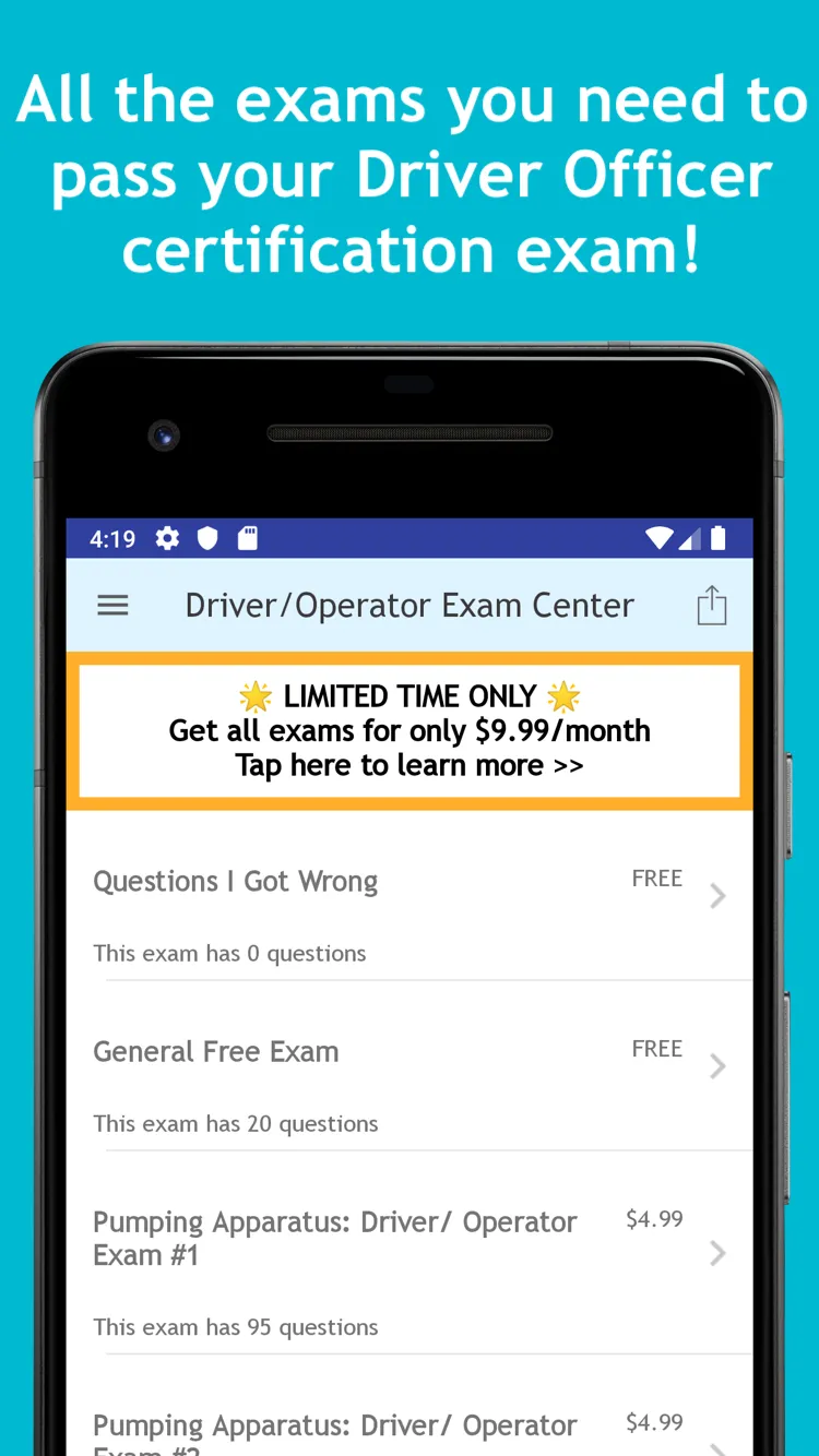 Driver Operator Exam Center: P | Indus Appstore | Screenshot