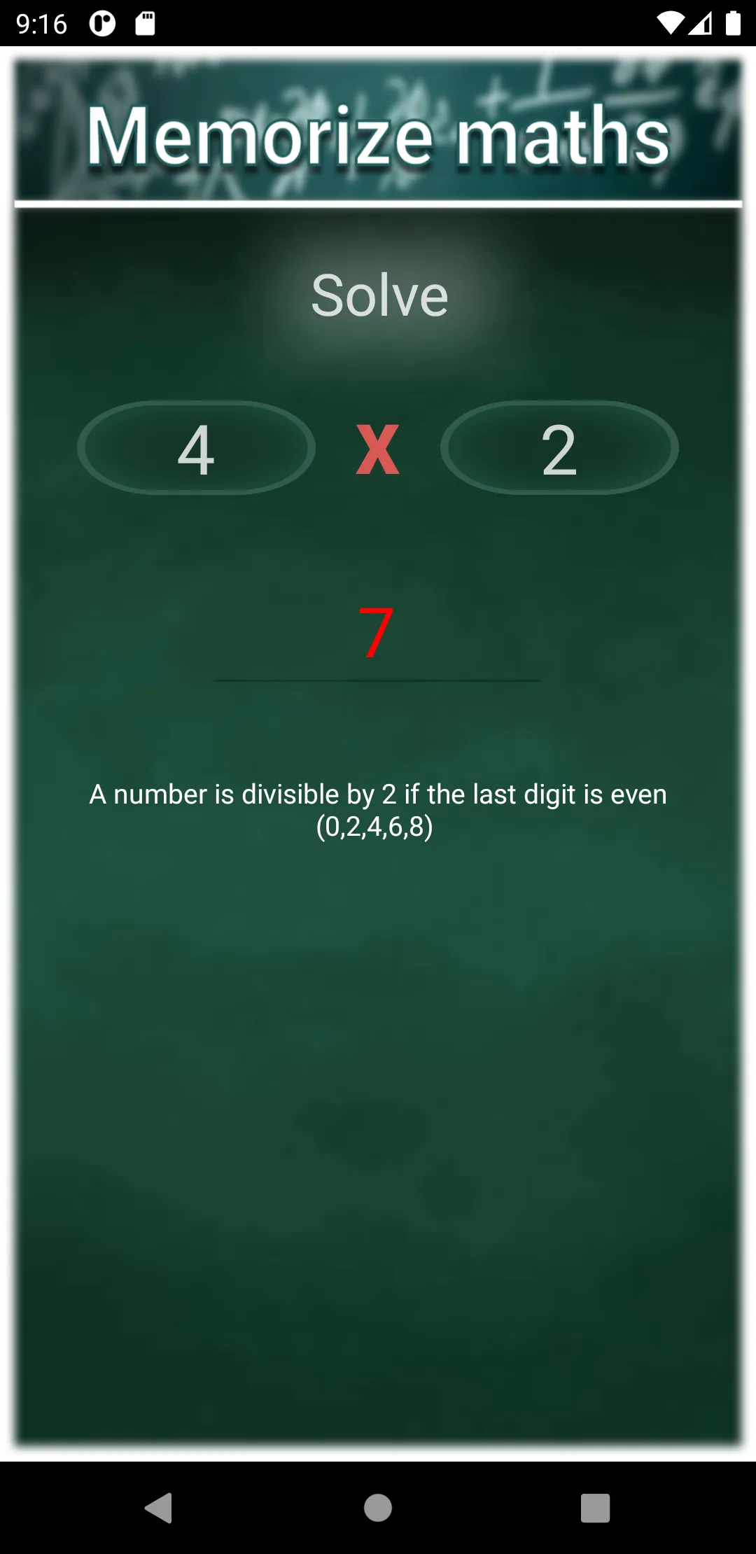 Practice Multiplication | Indus Appstore | Screenshot