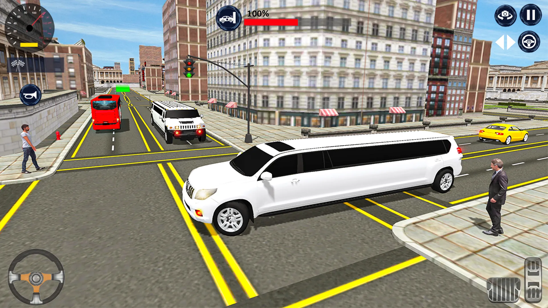 Car driving limousine car game | Indus Appstore | Screenshot