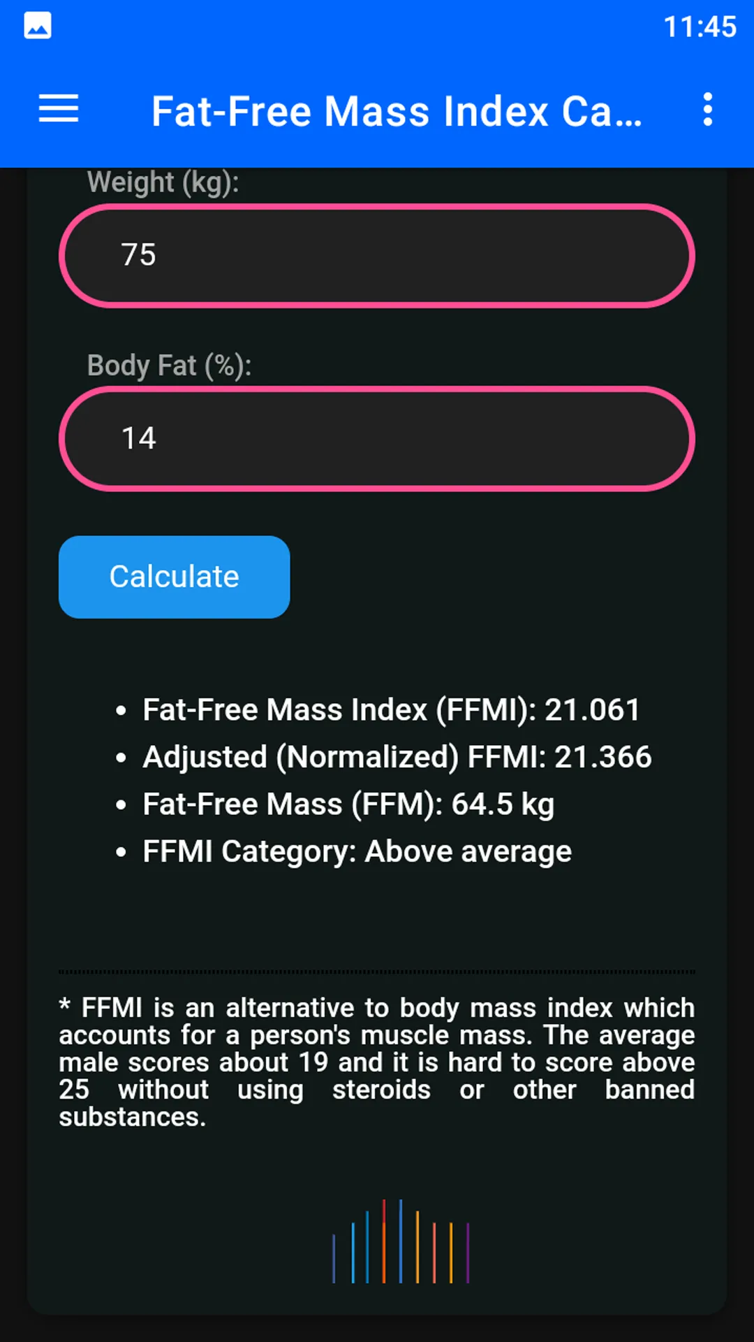 Mass Index Calculator | Indus Appstore | Screenshot