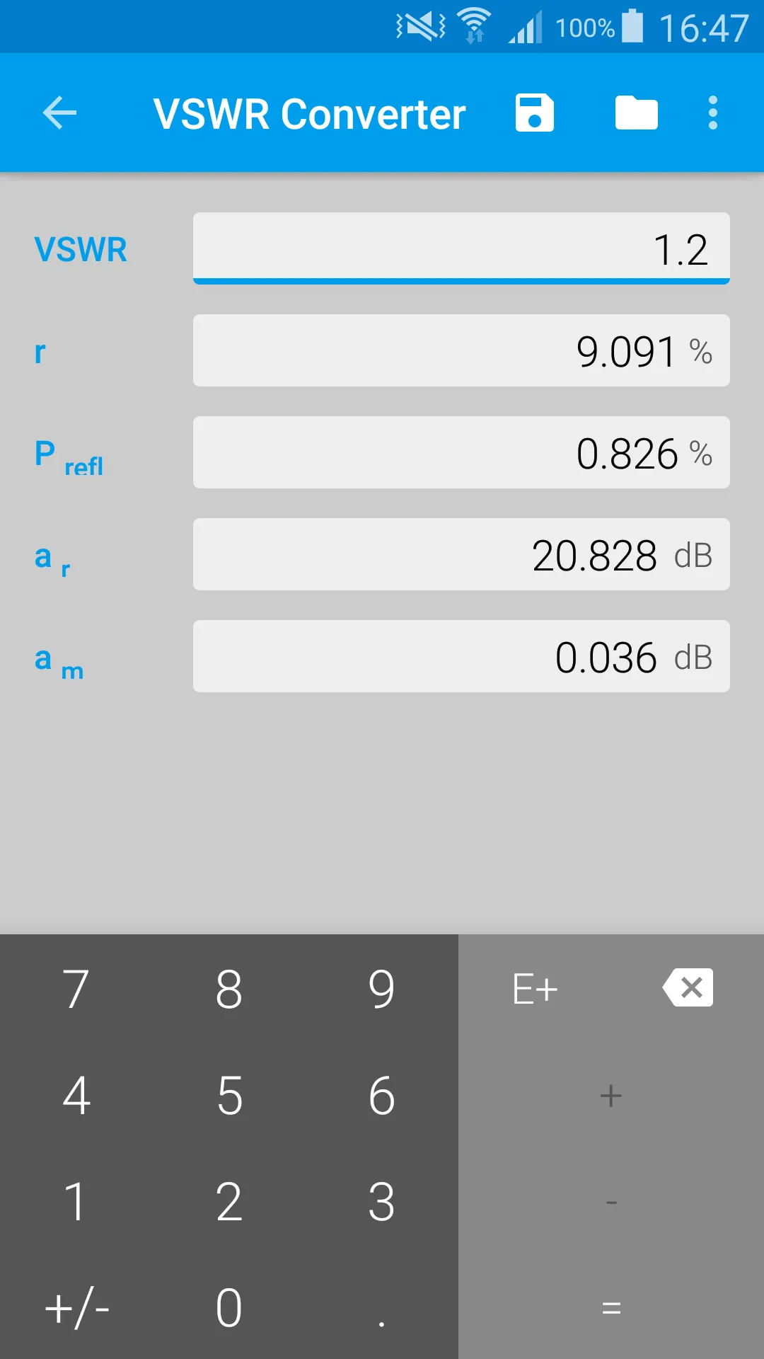 dB Calculator | Indus Appstore | Screenshot