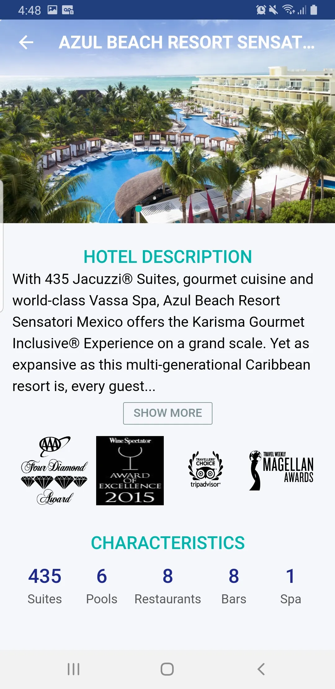 Azul Beach Riviera Cancun | Indus Appstore | Screenshot