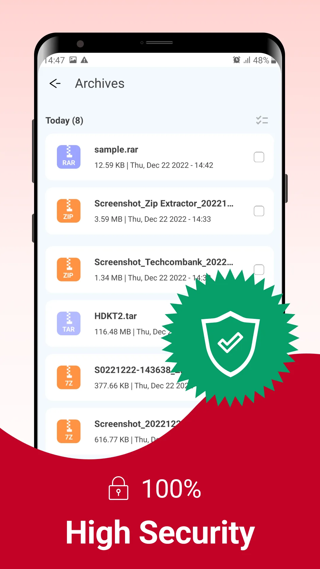 Zip Extractor - UnZIP, UnRAR | Indus Appstore | Screenshot