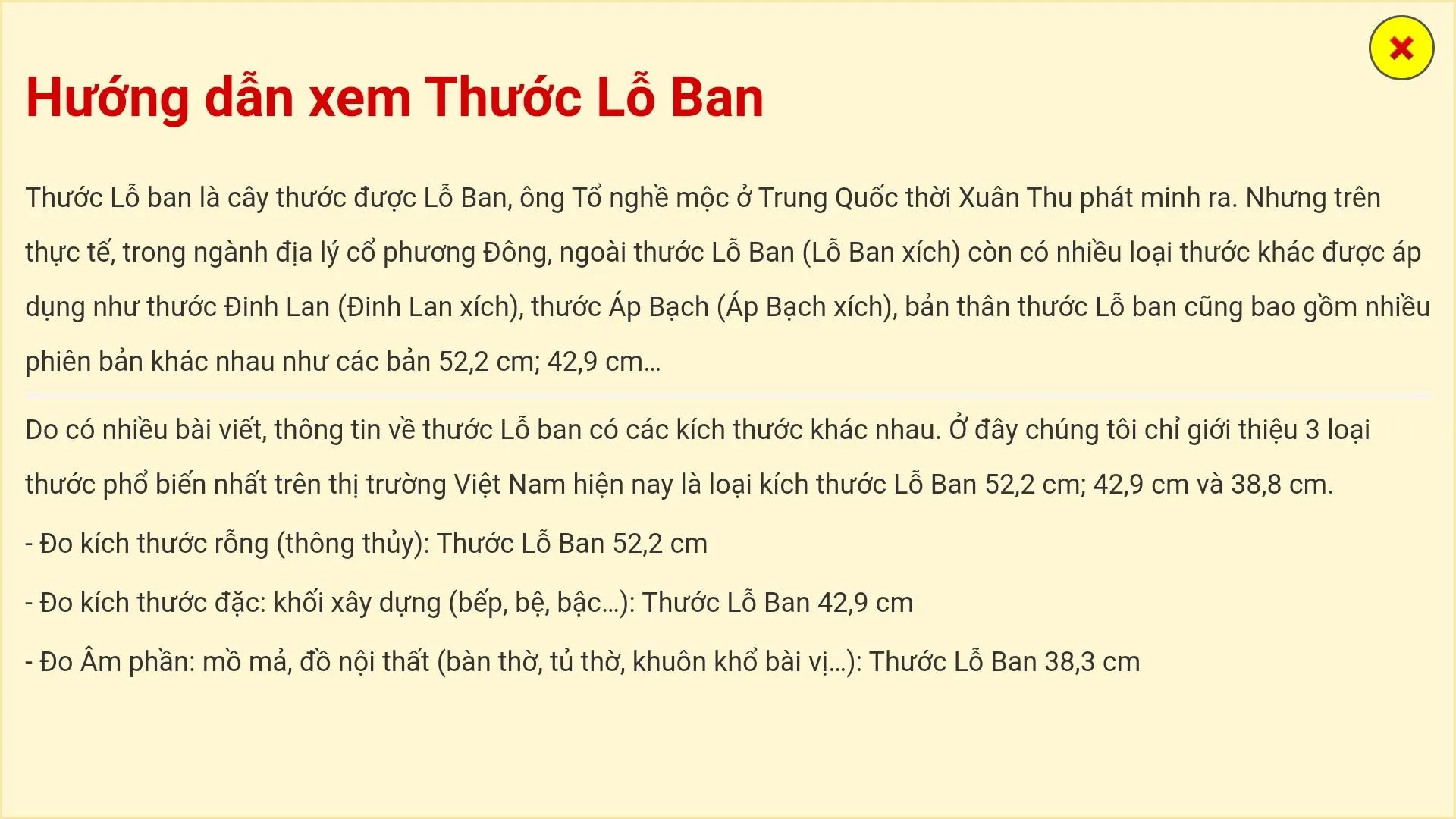 Thước Lỗ Ban - Phong thủy nhà  | Indus Appstore | Screenshot