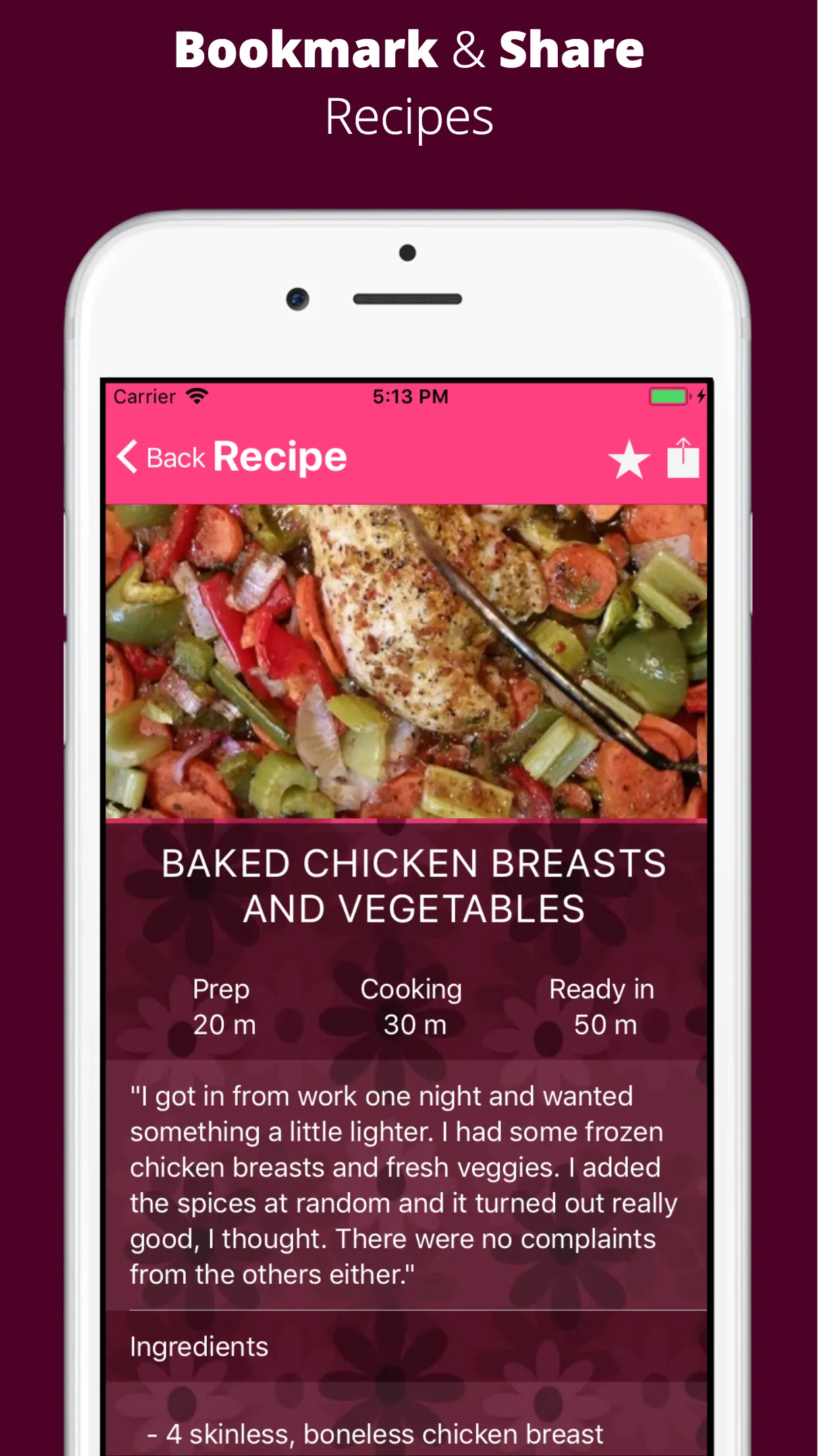 Recipe Book - 30K+ Recipes | Indus Appstore | Screenshot