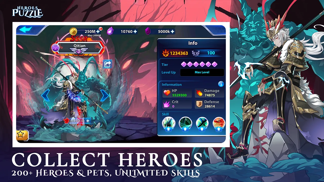 Heroes & Puzzles: Match-3 RPG | Indus Appstore | Screenshot