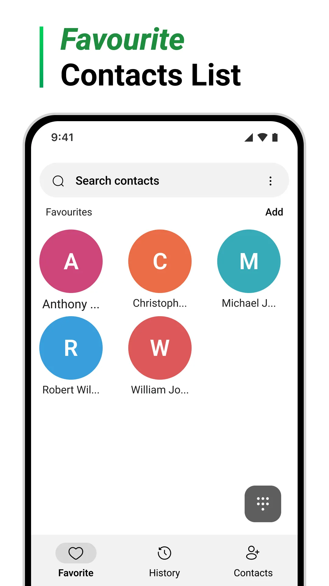 Contacts | Indus Appstore | Screenshot