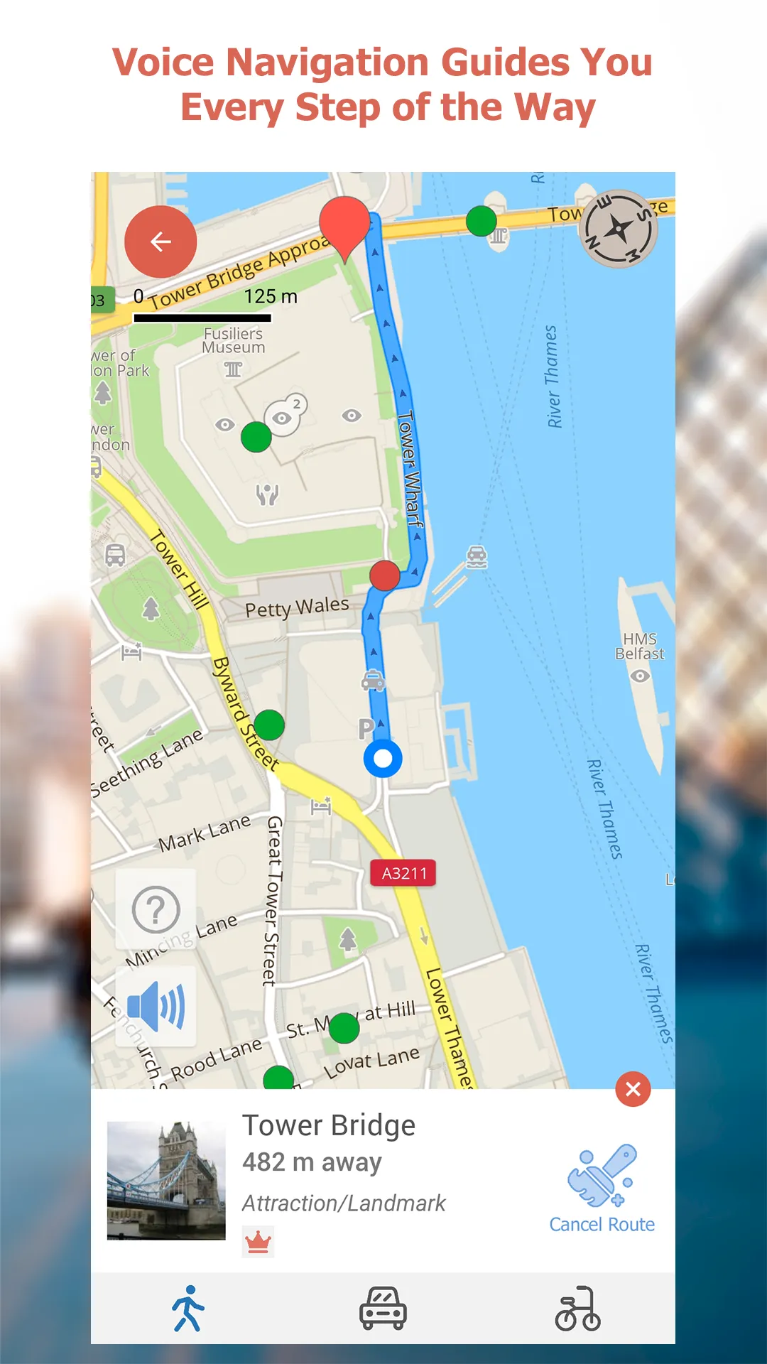 Hyderabad Map and Walks | Indus Appstore | Screenshot