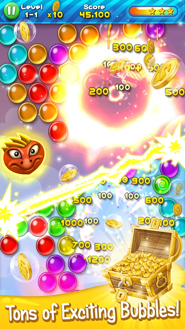 Bubble Bust! - Popping Planets | Indus Appstore | Screenshot