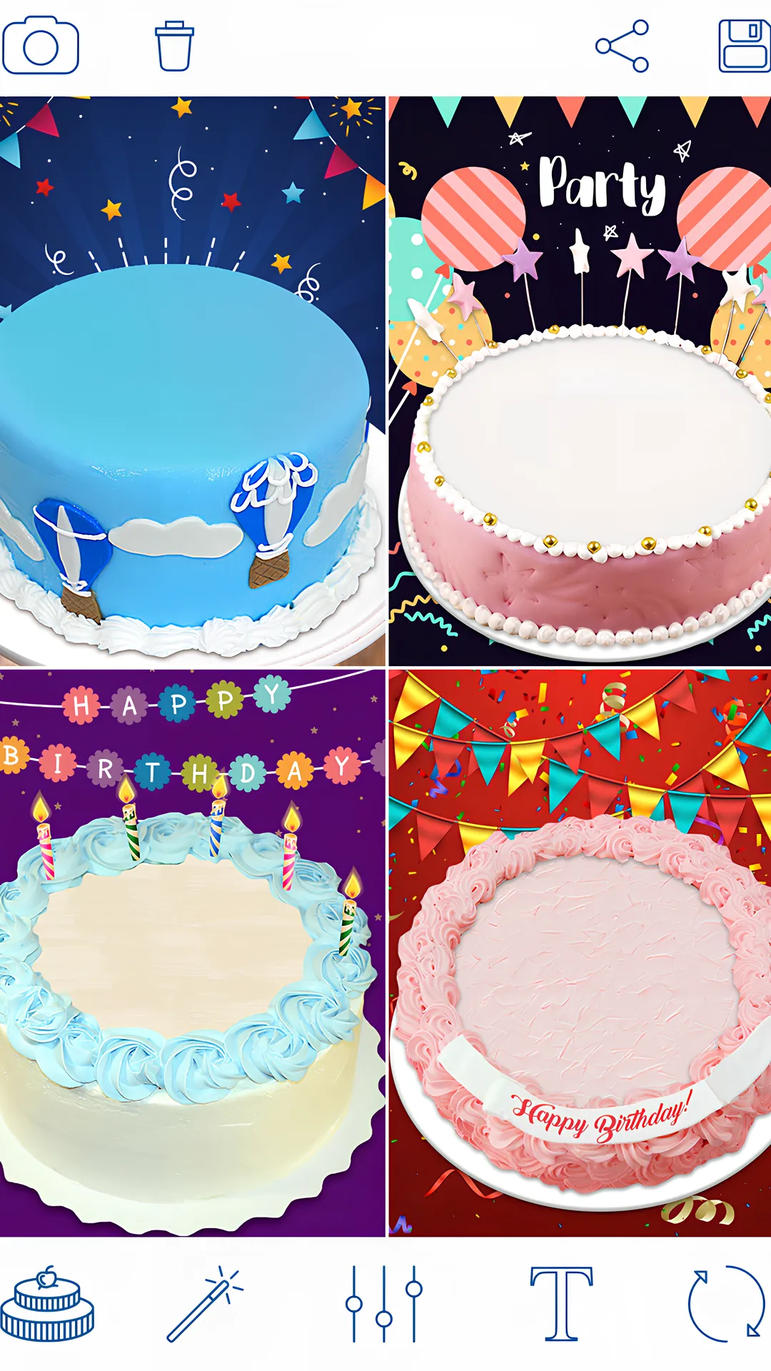 Photo On Birthday Cake | Indus Appstore | Screenshot