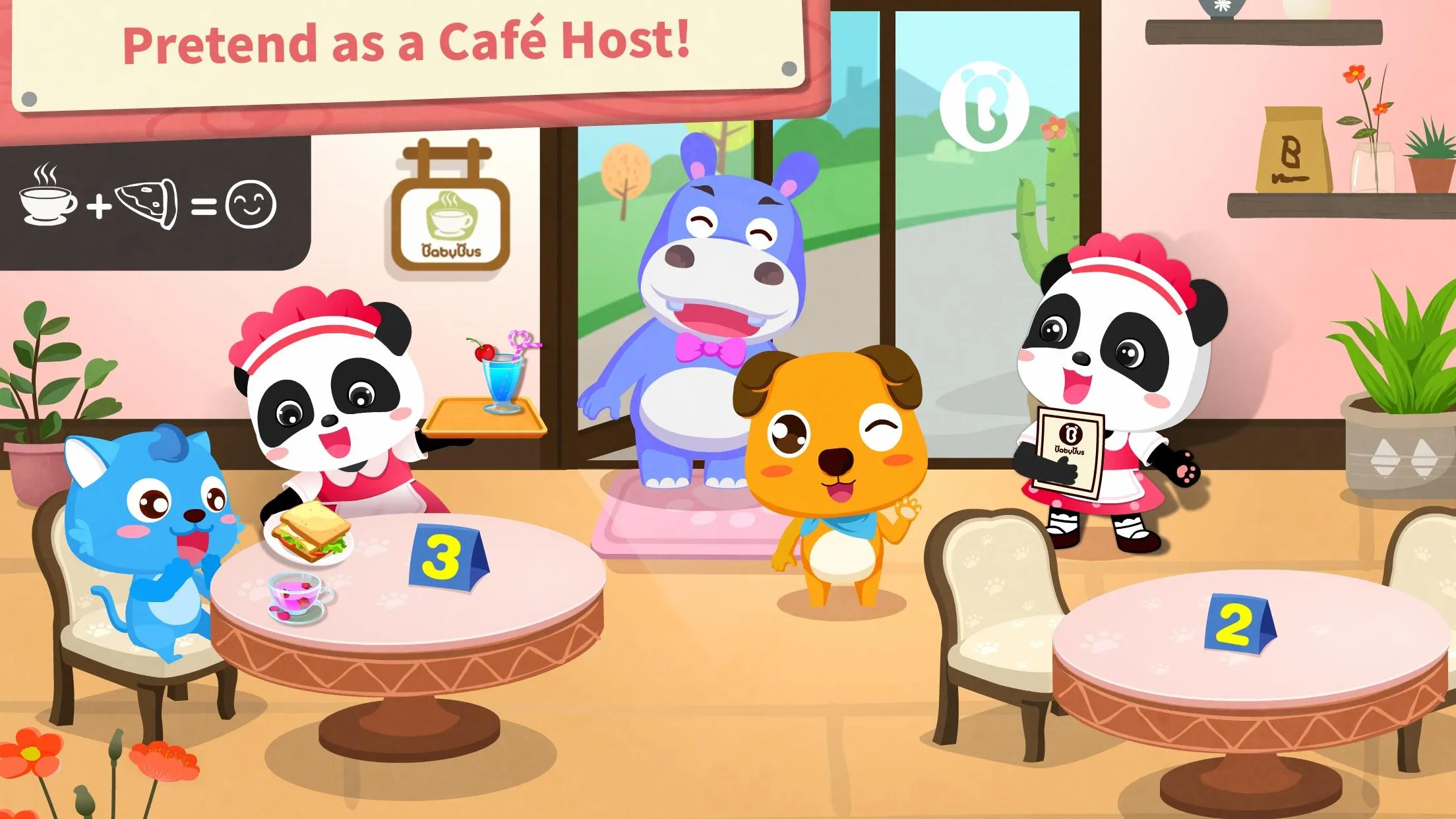 Baby Panda’s Summer: Café | Indus Appstore | Screenshot