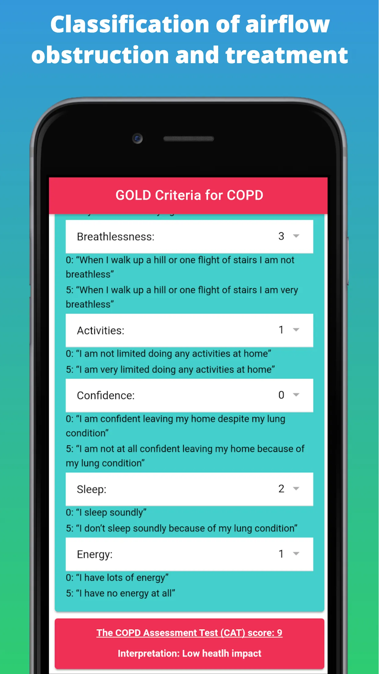 GOLD COPD | Indus Appstore | Screenshot