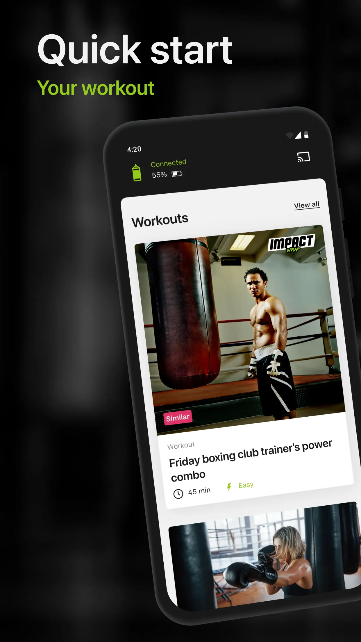 Impact Wrap - Strikes+Calories | Indus Appstore | Screenshot