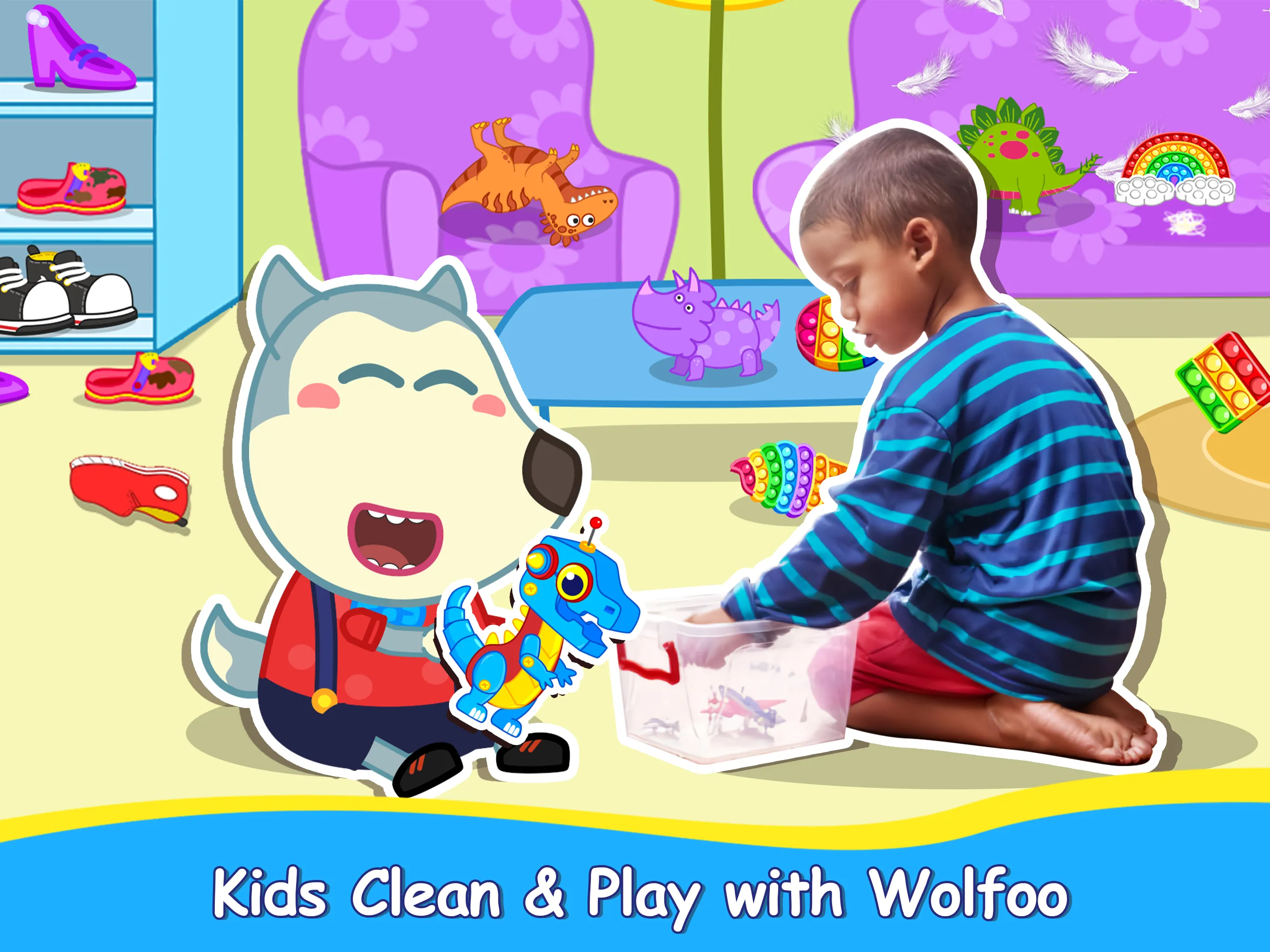 Wolfoo House Cleanup Life | Indus Appstore | Screenshot