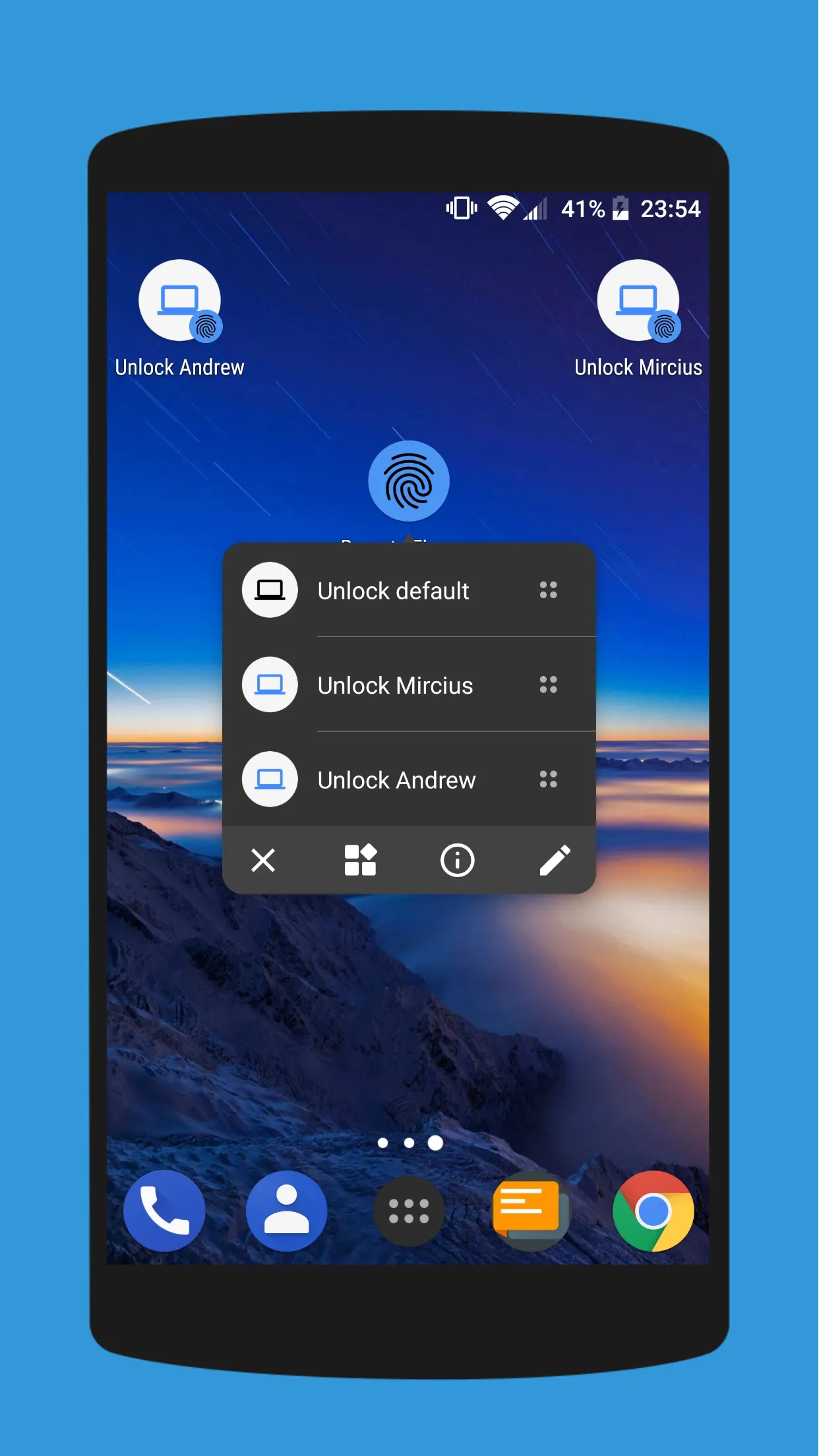 Remote Fingerprint Unlock | Indus Appstore | Screenshot