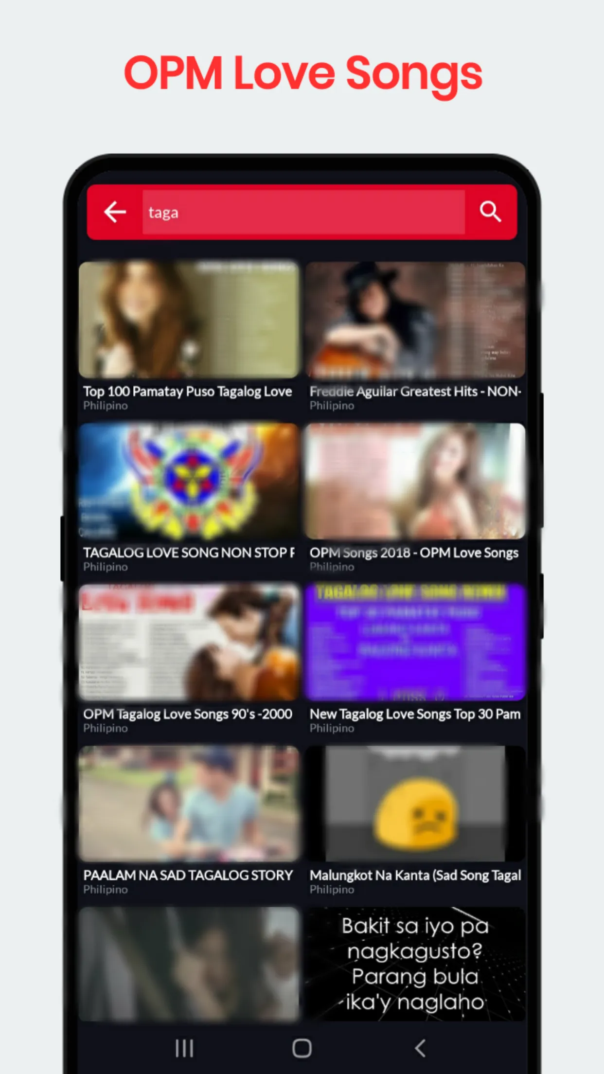 OPM Love Songs : Tagalog Songs | Indus Appstore | Screenshot