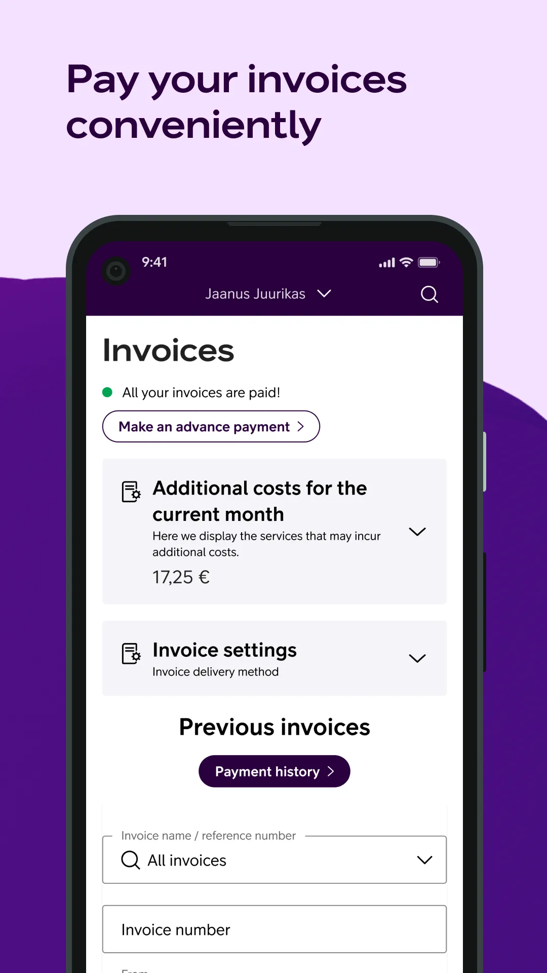 Minu Telia | Indus Appstore | Screenshot