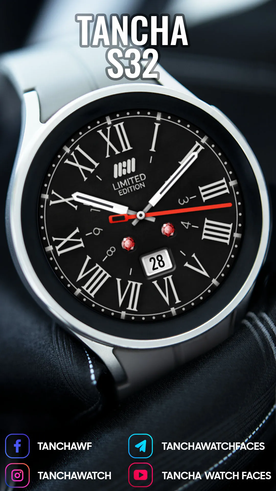 Tancha S32 Classic Watch Face | Indus Appstore | Screenshot