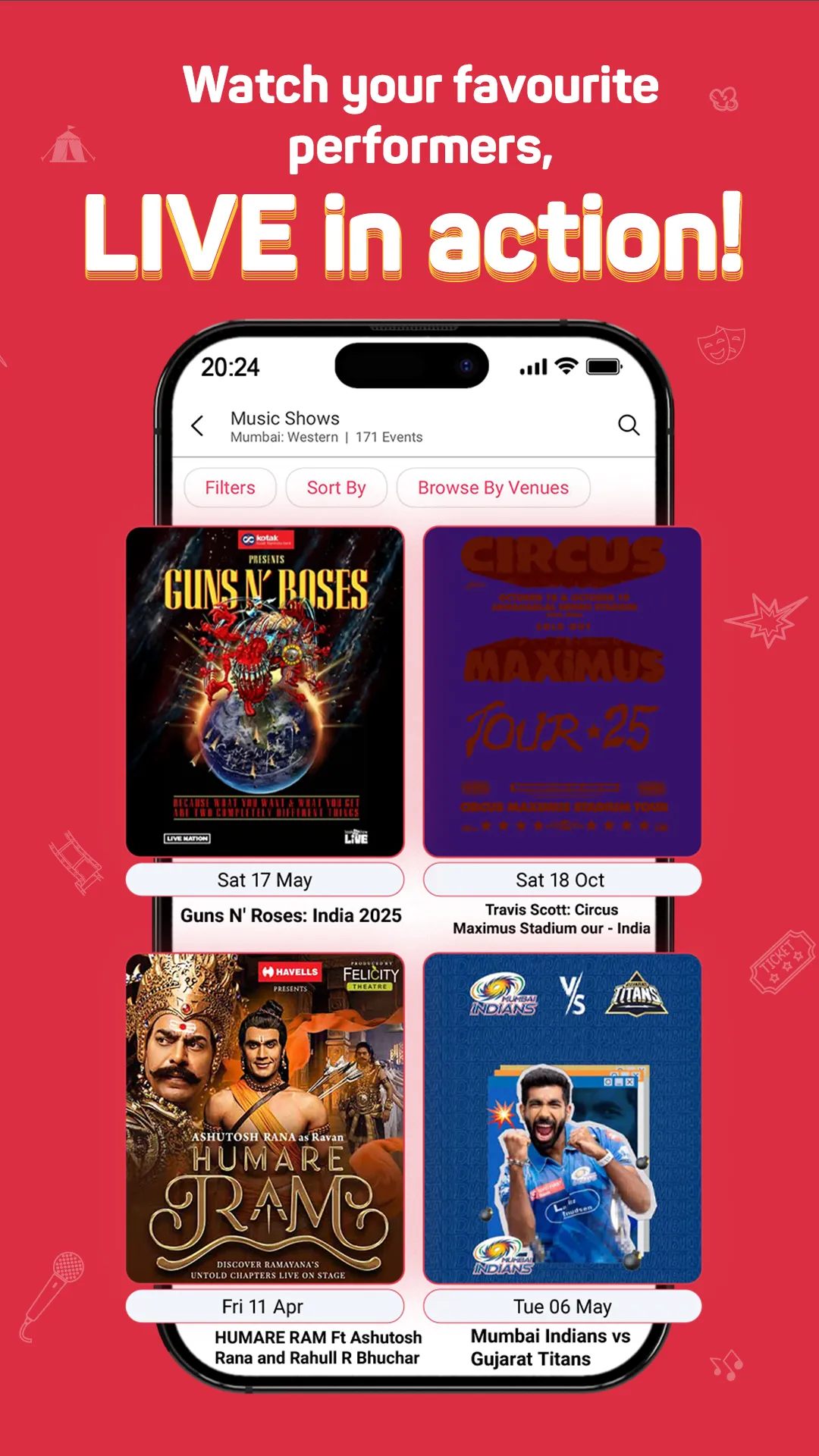 BookMyShow | Movies & Events | Indus Appstore | Screenshot