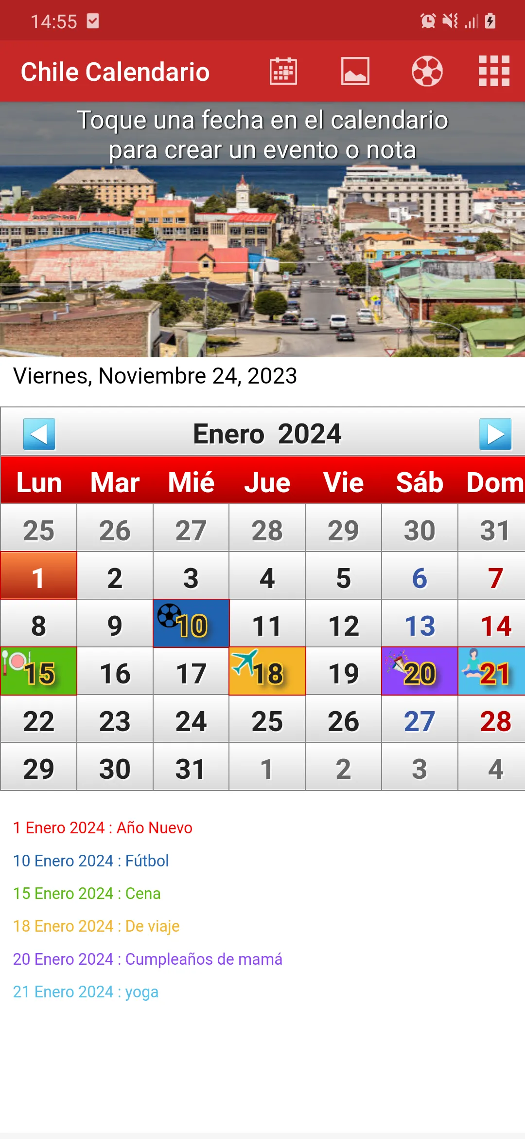 Chile Calendar 2025 | Indus Appstore | Screenshot