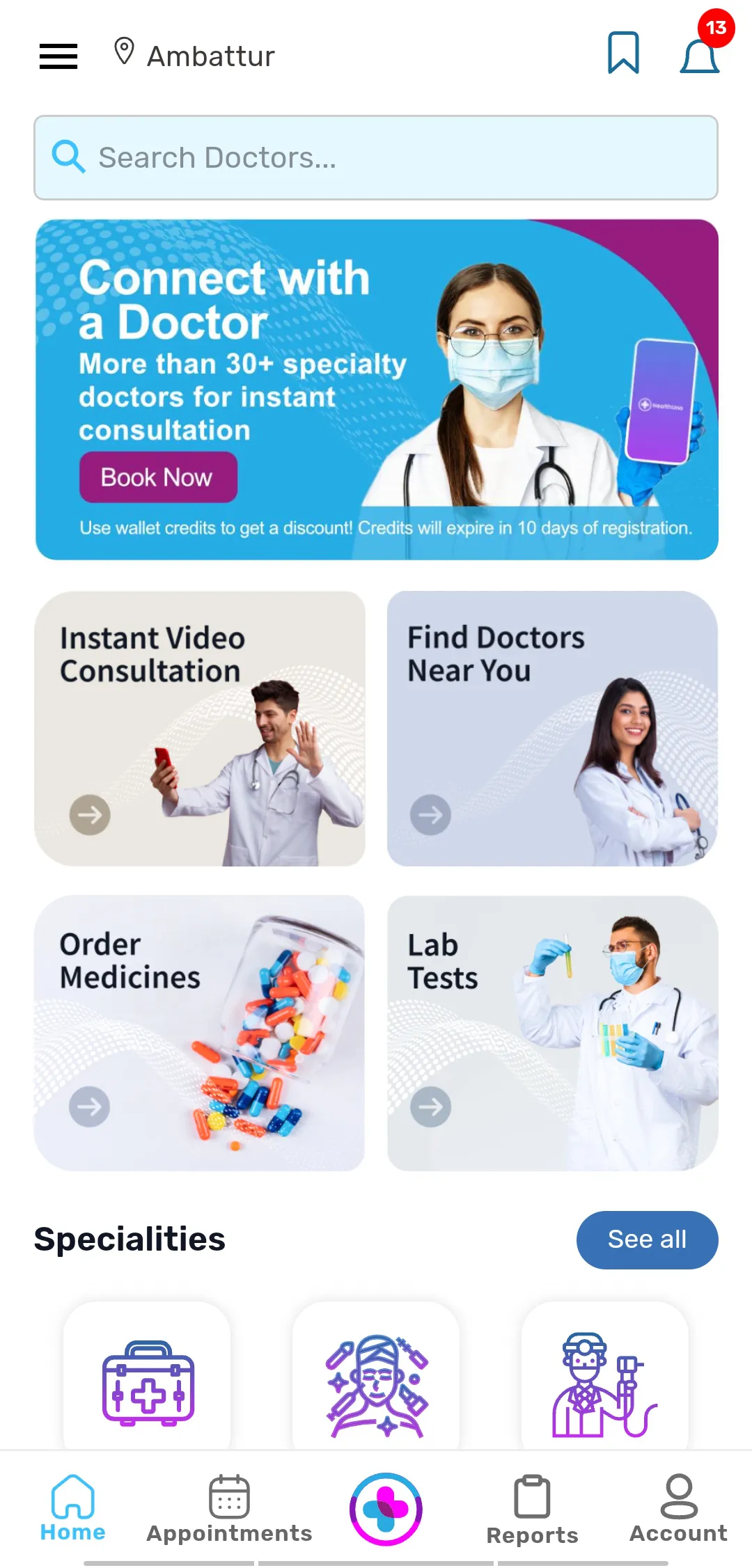 HealthUno Online Consultation | Indus Appstore | Screenshot