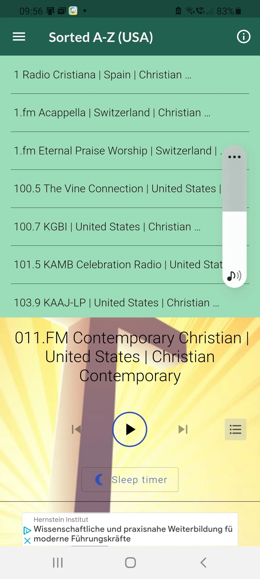 Contemporary Christian Radio | Indus Appstore | Screenshot