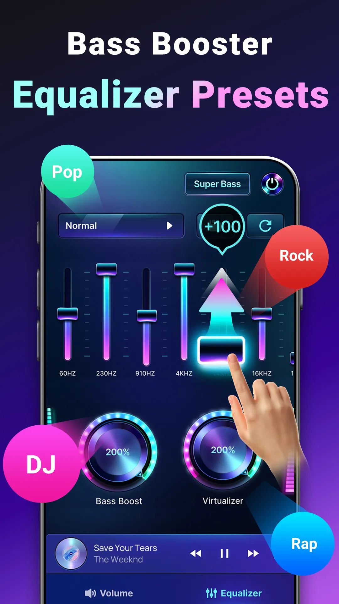 Volume Booster Bass Equalizer | Indus Appstore | Screenshot