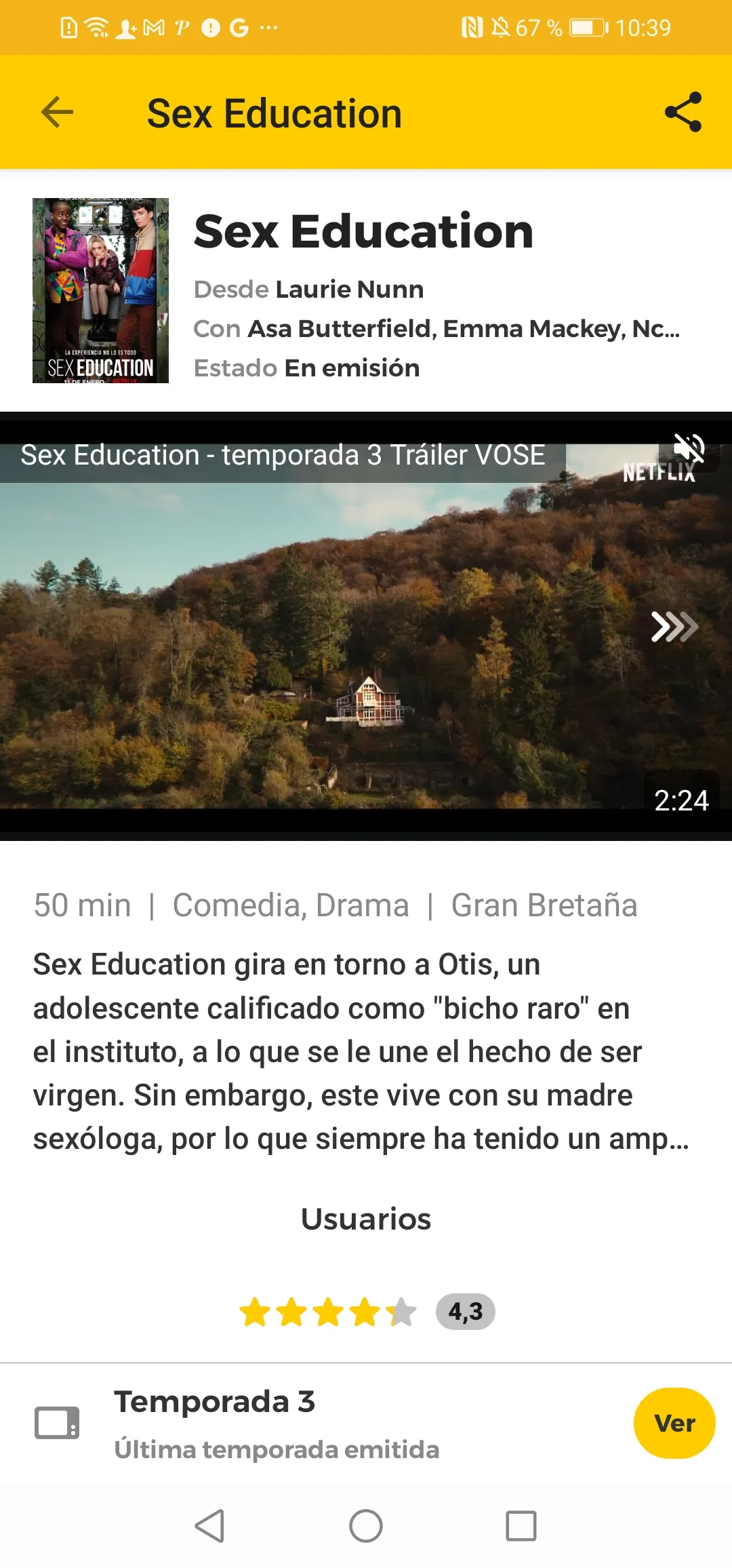 SensaCine - Movies and  Series | Indus Appstore | Screenshot