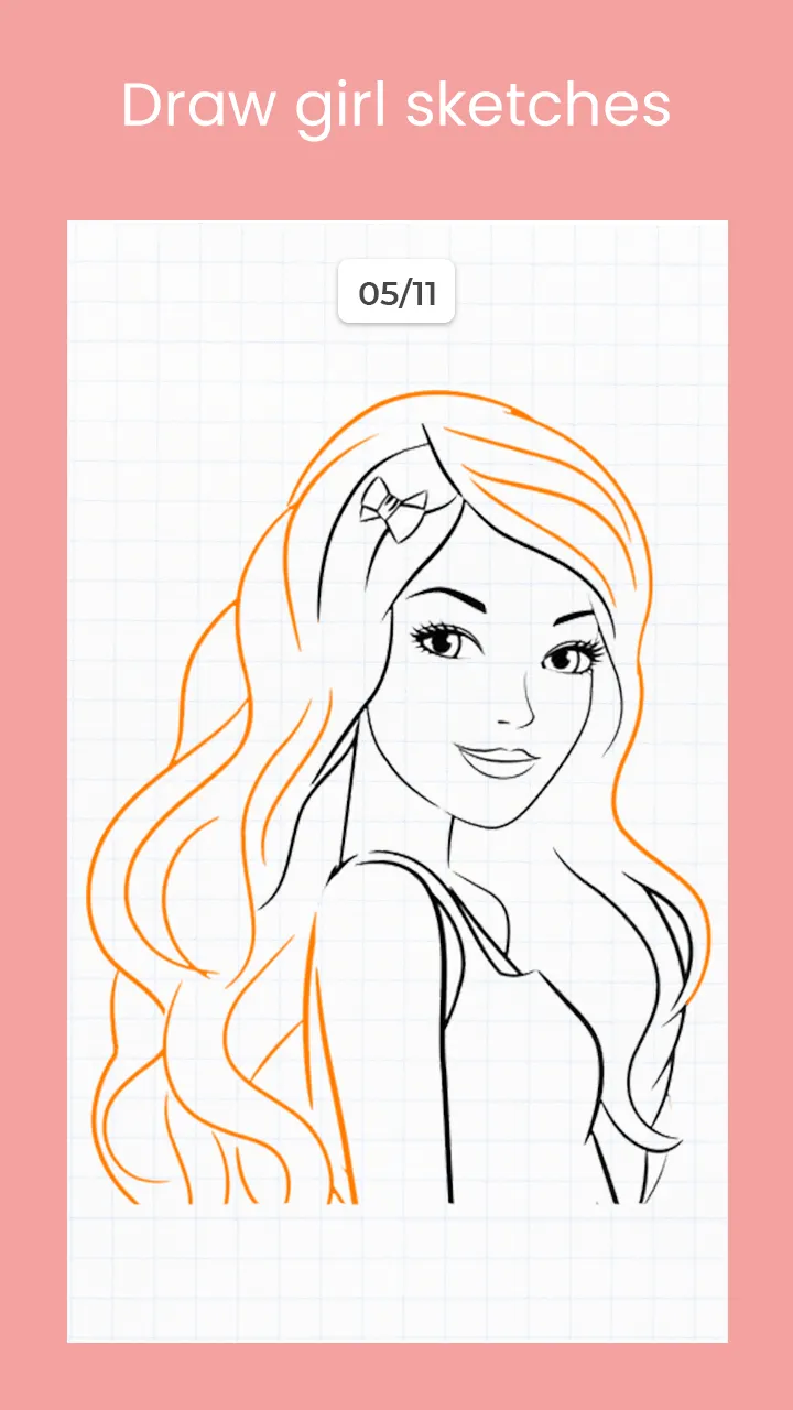 Face Draw Step by Step | Indus Appstore | Screenshot