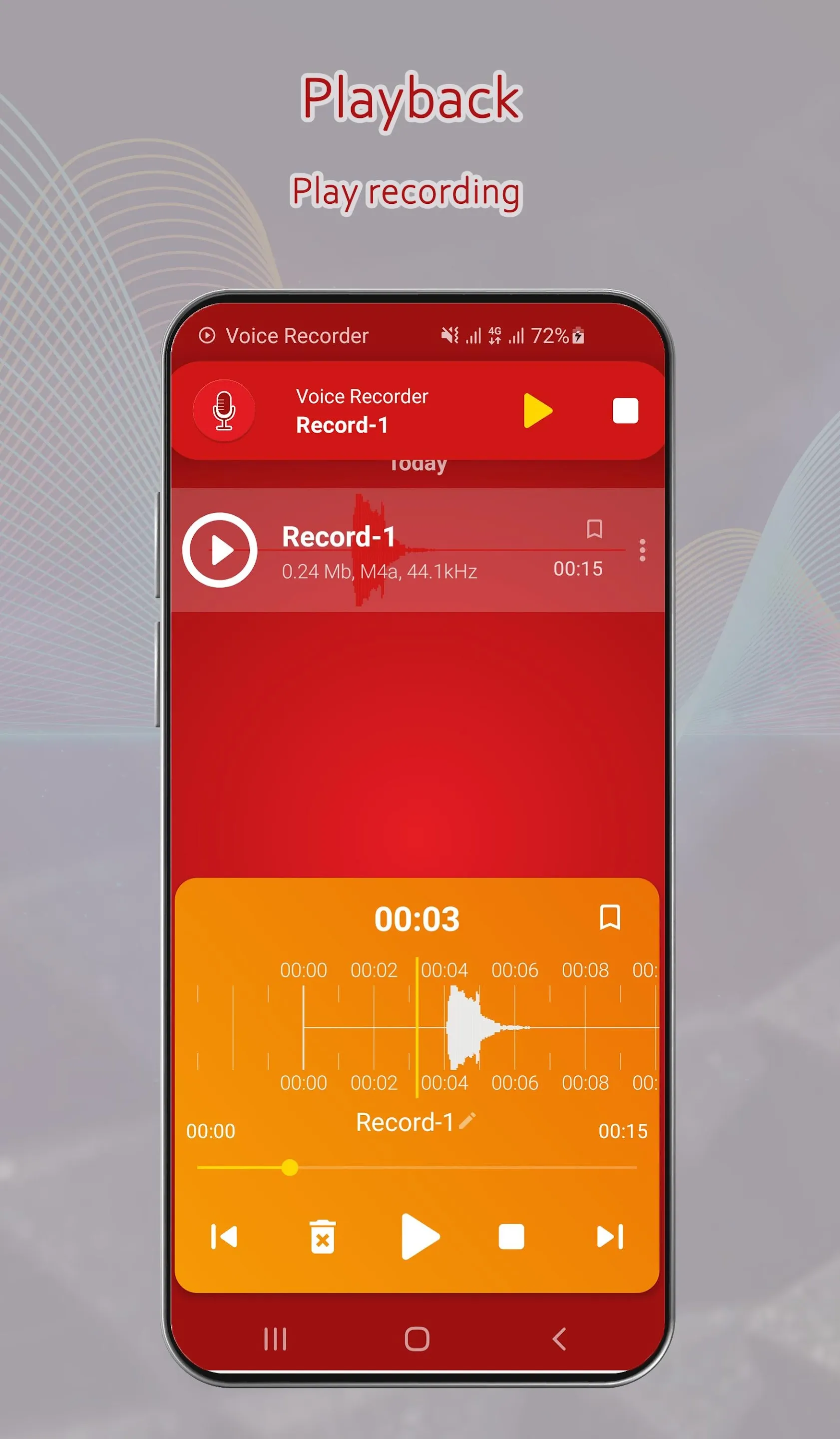 Voice Recorder & Audio Records | Indus Appstore | Screenshot