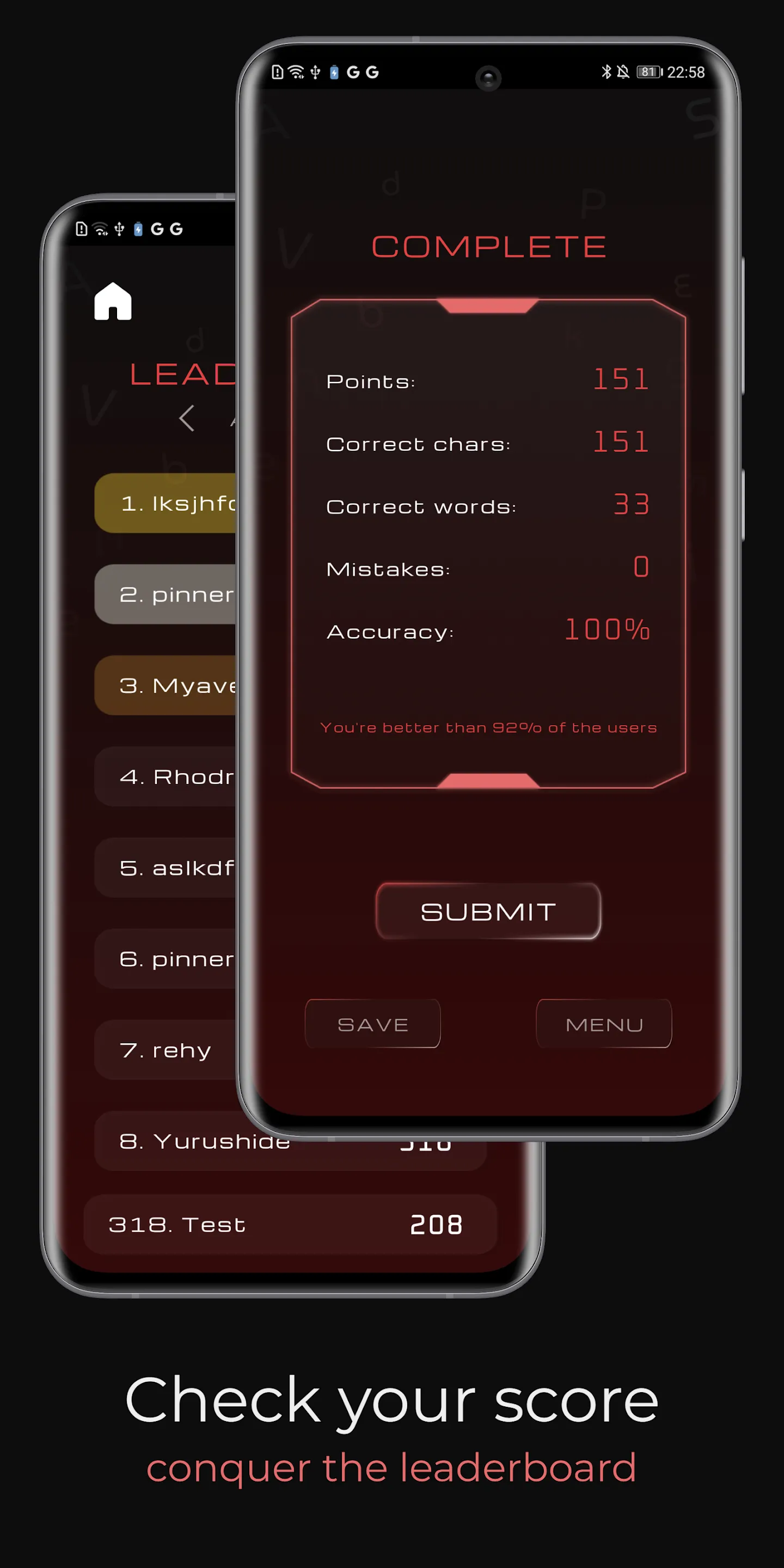 Fast Typing Test | Indus Appstore | Screenshot