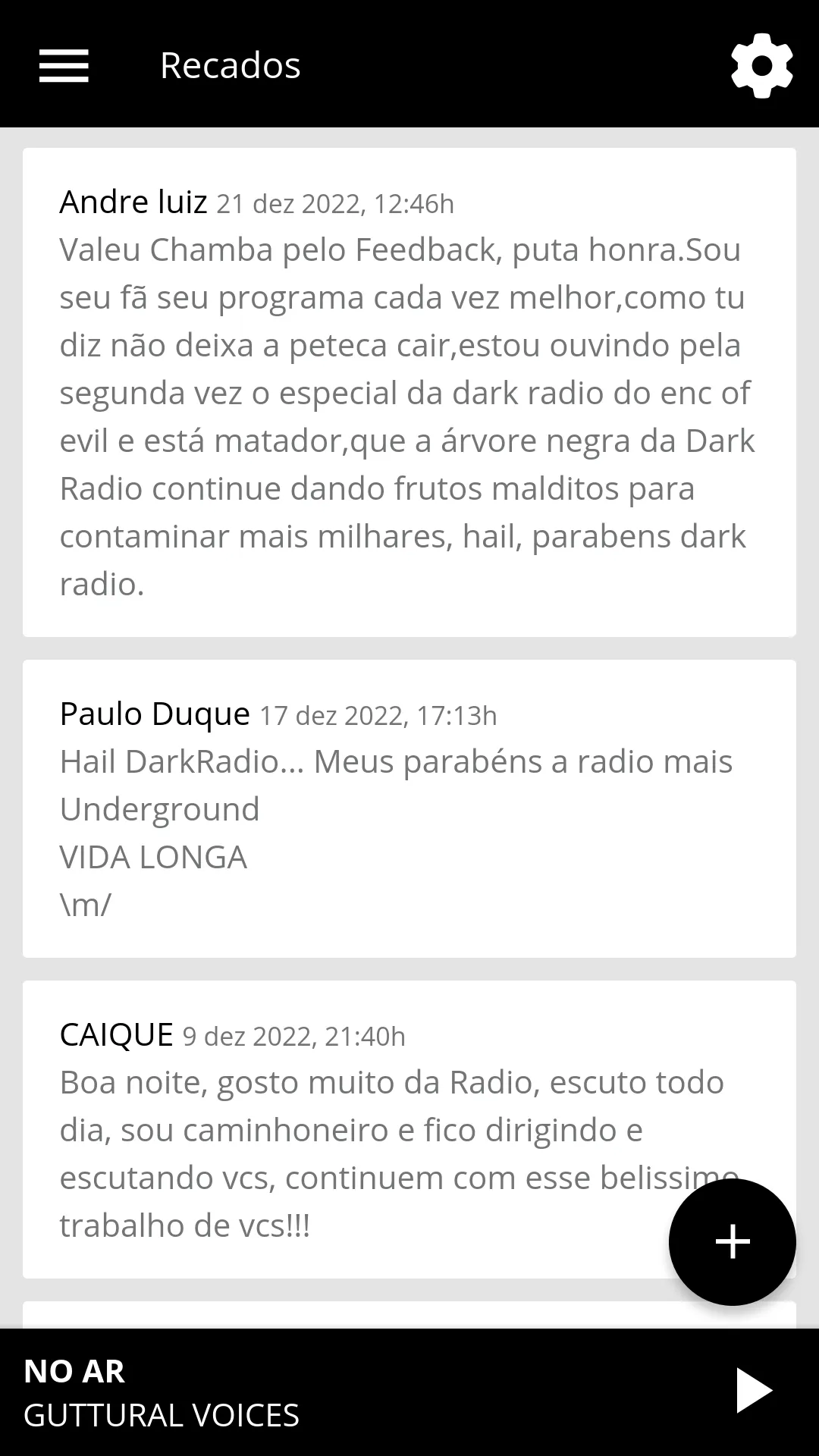 Dark Radio Brasil | Indus Appstore | Screenshot