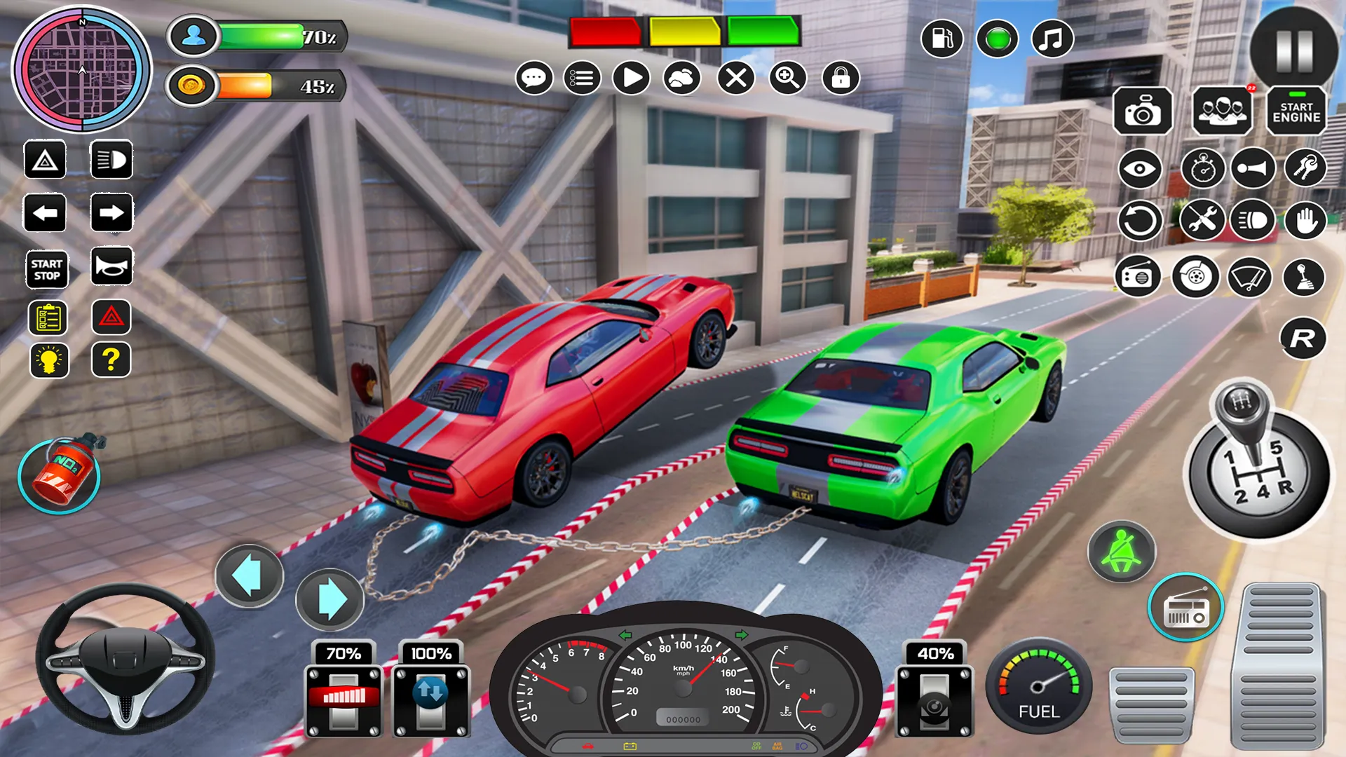 Chained Car Racing Stunts Game | Indus Appstore | Screenshot