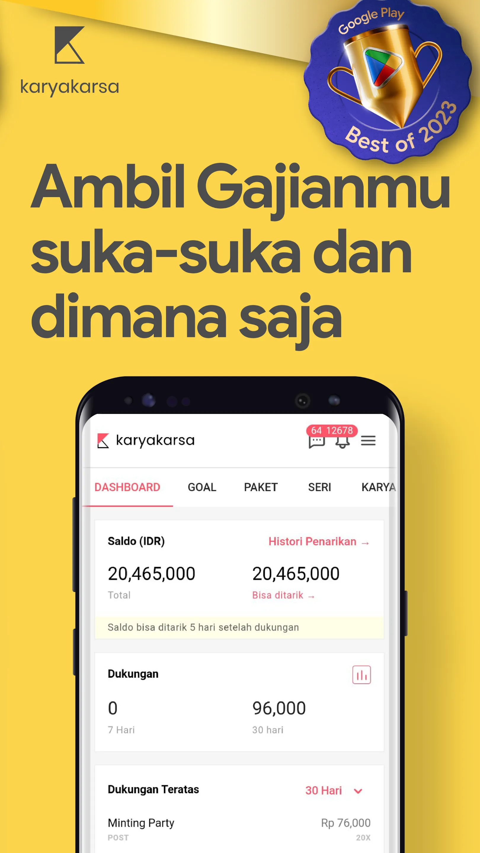 KaryaKarsa: Baca & Buat Cerita | Indus Appstore | Screenshot