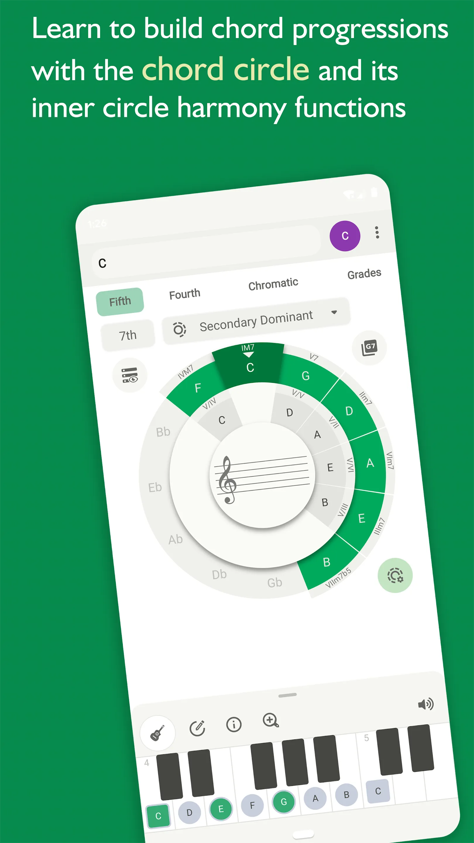 Scale, Chord Progressions | Indus Appstore | Screenshot