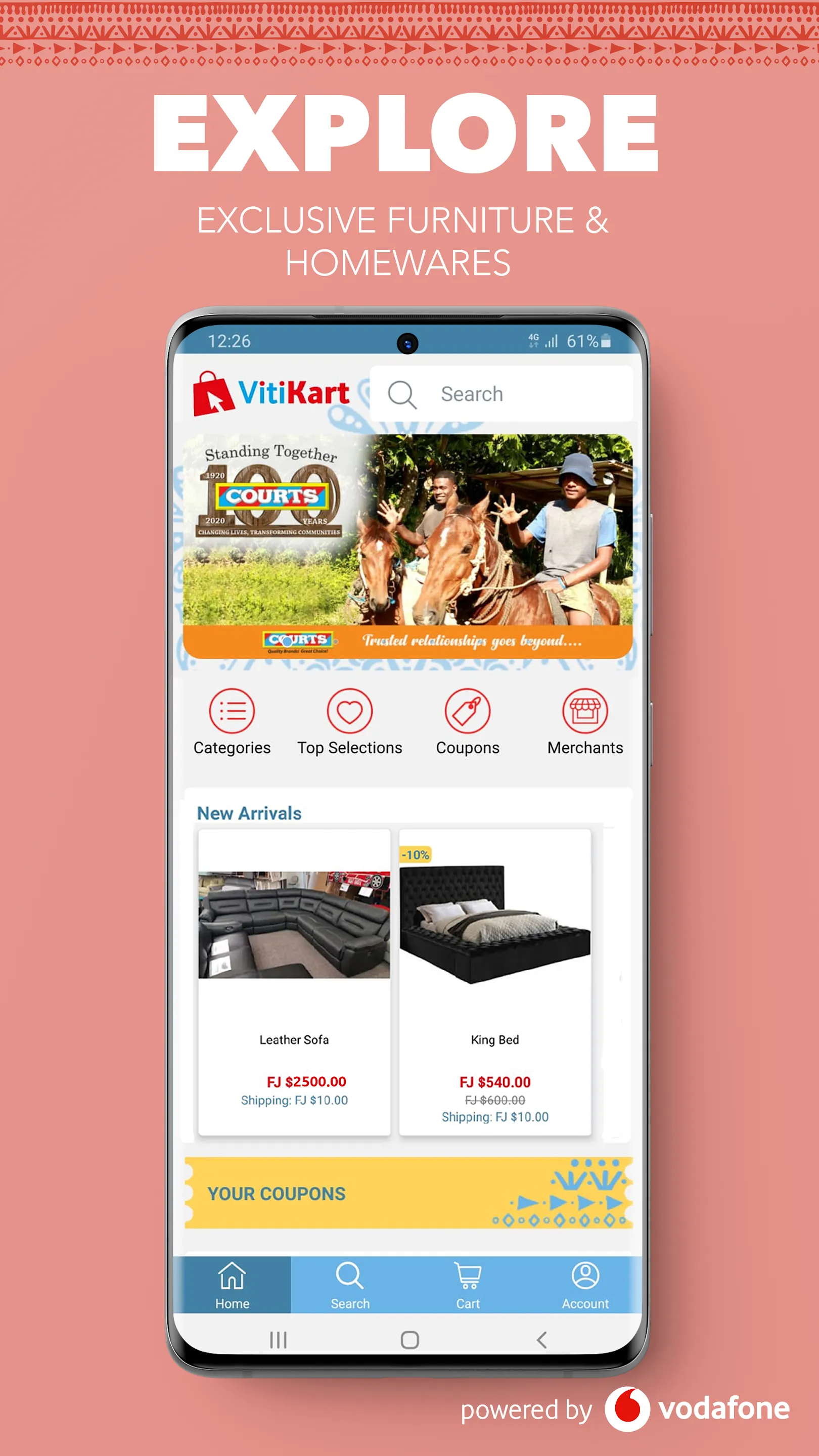 VitiKart - Vodafone Fiji's Onl | Indus Appstore | Screenshot