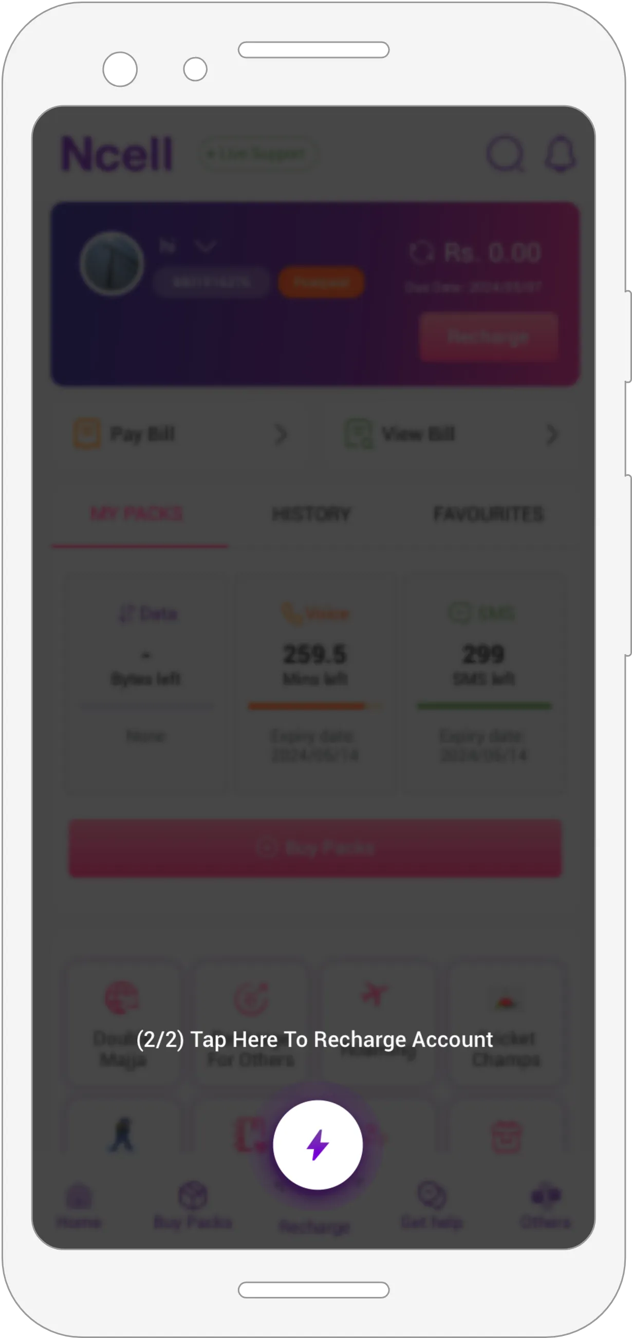 Ncell App: Recharge, Buy Packs | Indus Appstore | Screenshot