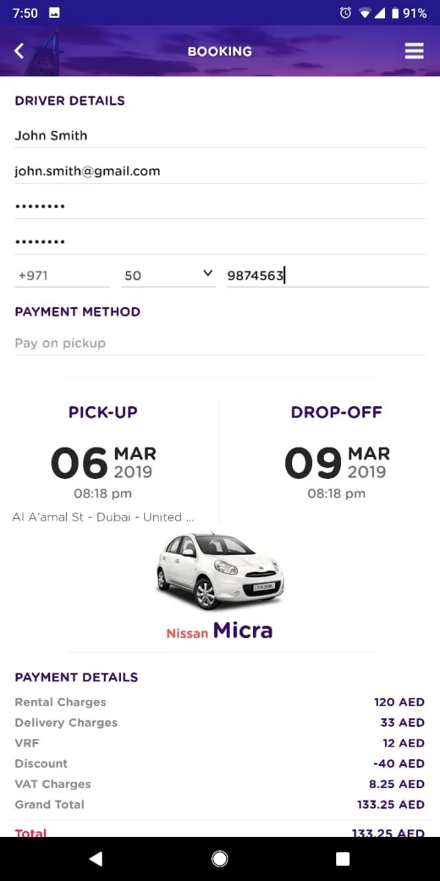 Indigo Rent A Car | Indus Appstore | Screenshot