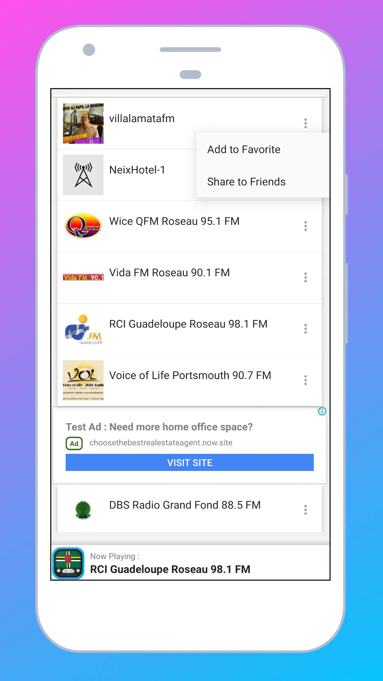 Radio Dominica + Radio Online | Indus Appstore | Screenshot