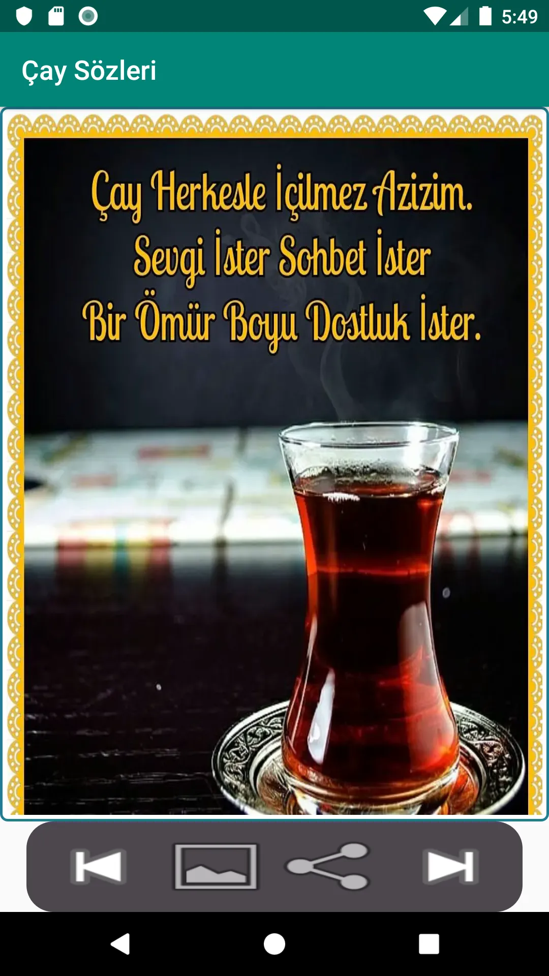 Çay Sözleri | Indus Appstore | Screenshot