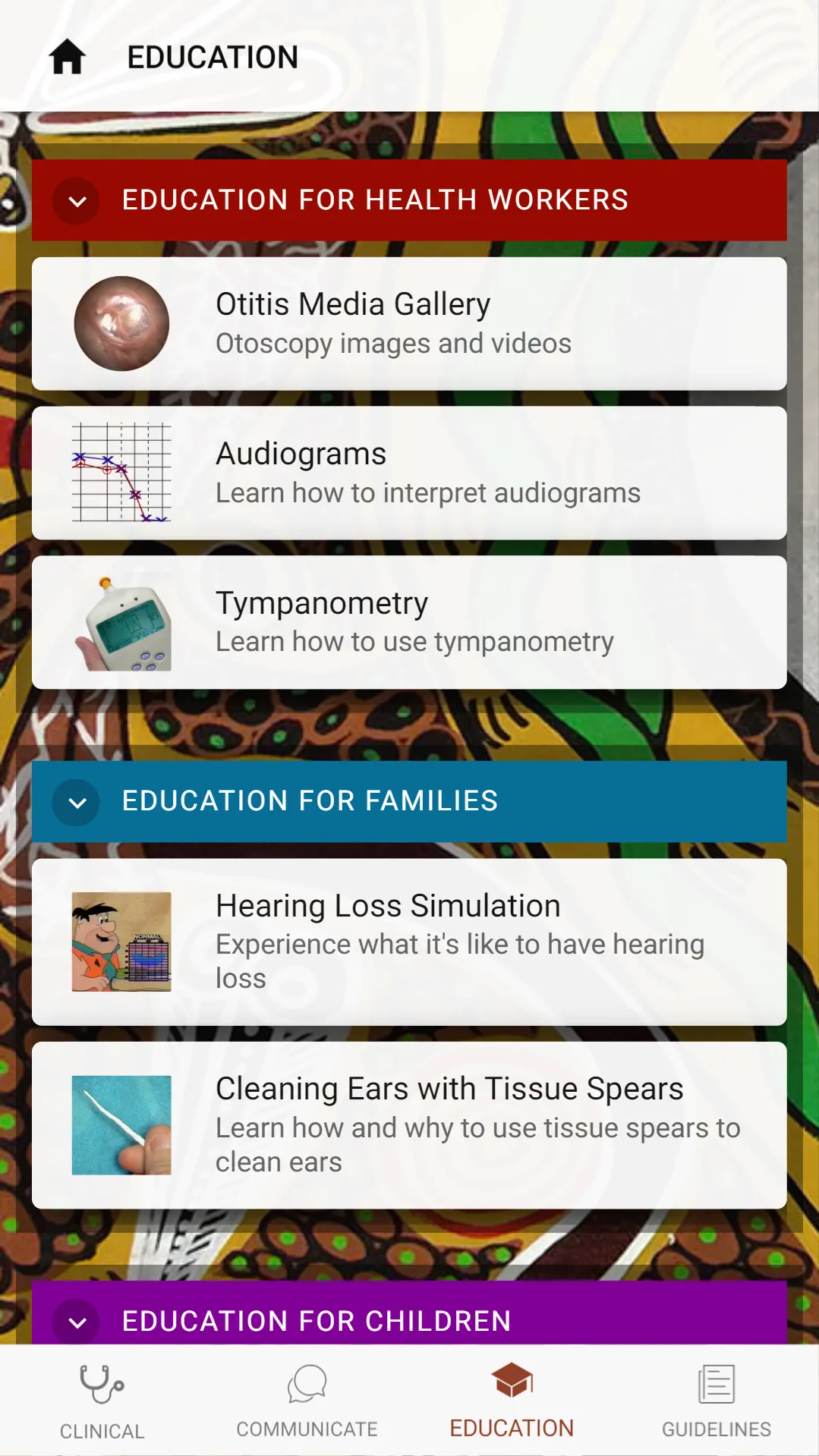 Otitis Media Guidelines | Indus Appstore | Screenshot