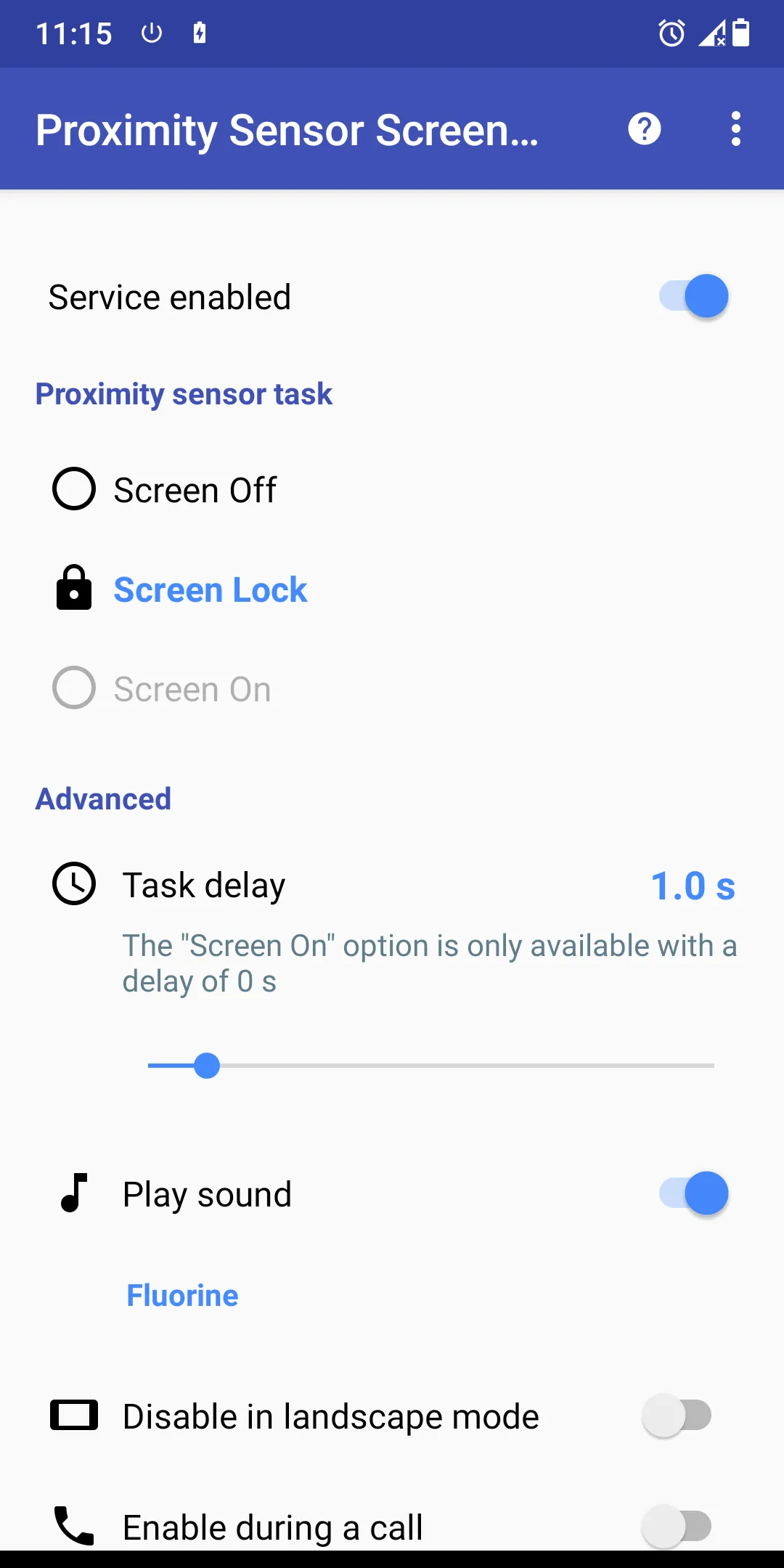 Proximity Sensor Screen Lock | Indus Appstore | Screenshot