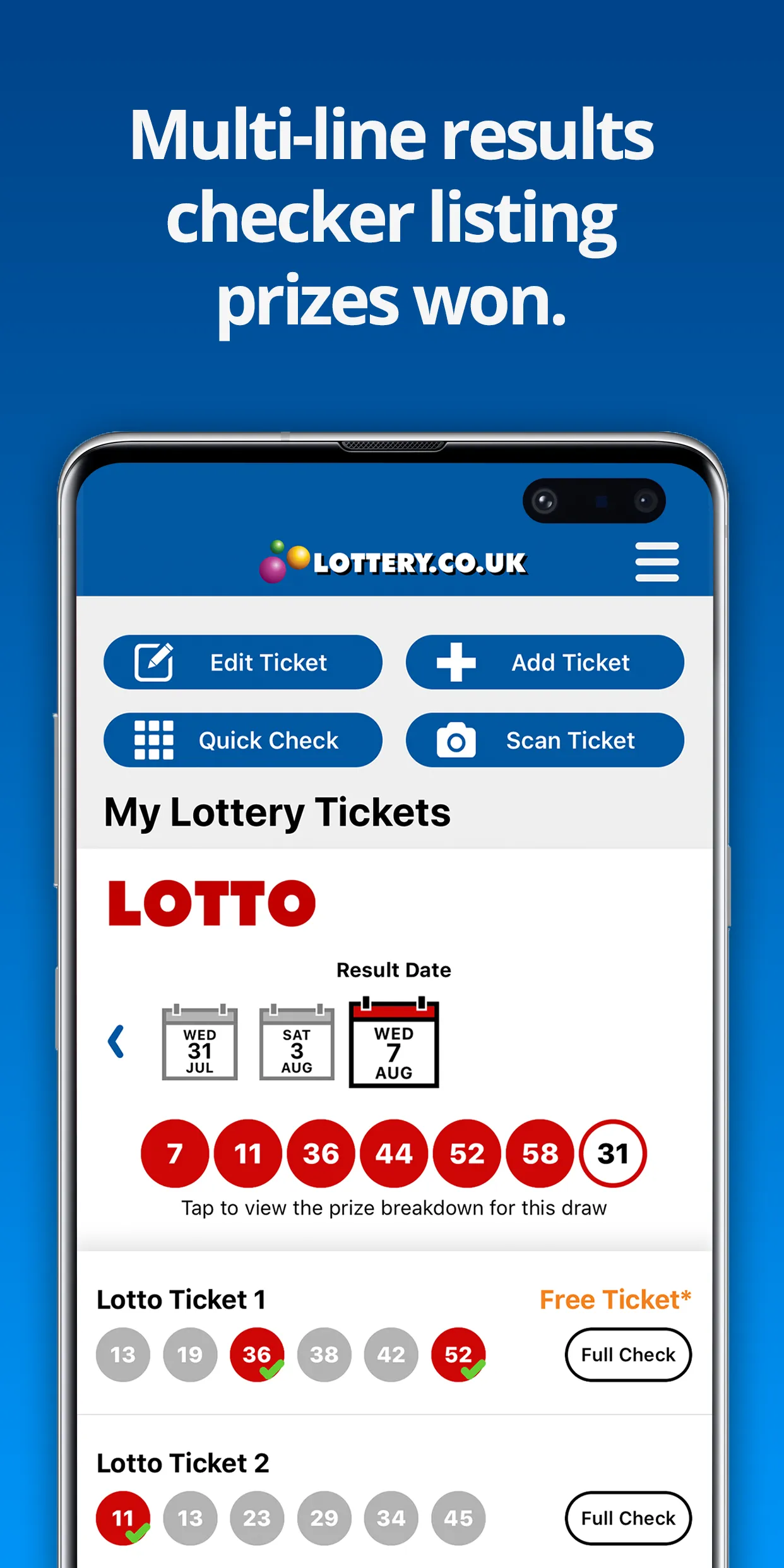 Lottery Results | Indus Appstore | Screenshot