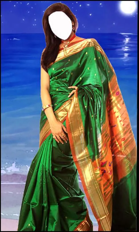 Women Pattu Saree Photo Suit | Indus Appstore | Screenshot