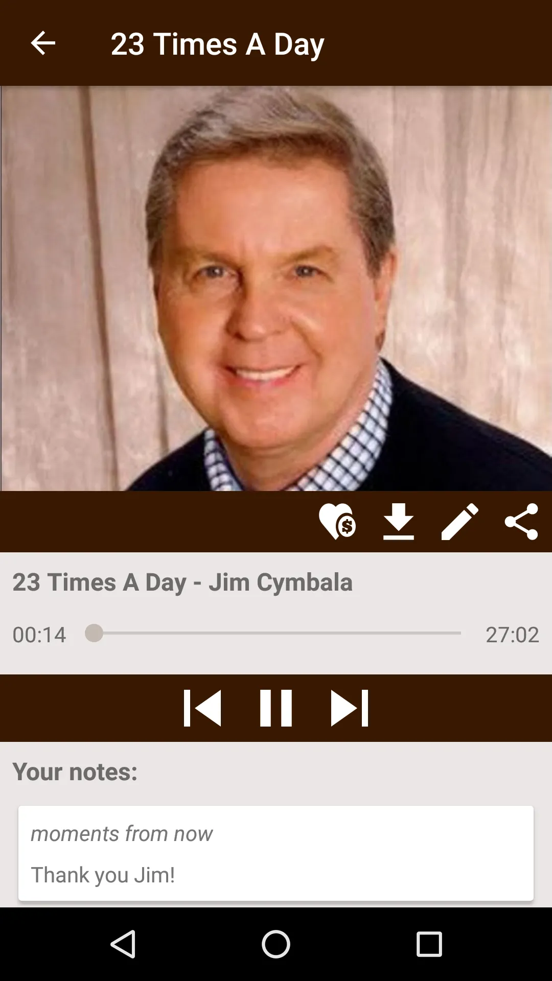 Jim Cymbala Sermons | Indus Appstore | Screenshot