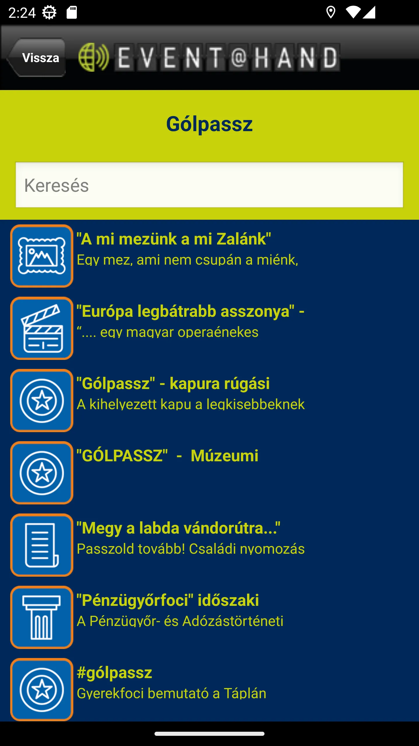 MUZEJ EVENT@HAND | Indus Appstore | Screenshot